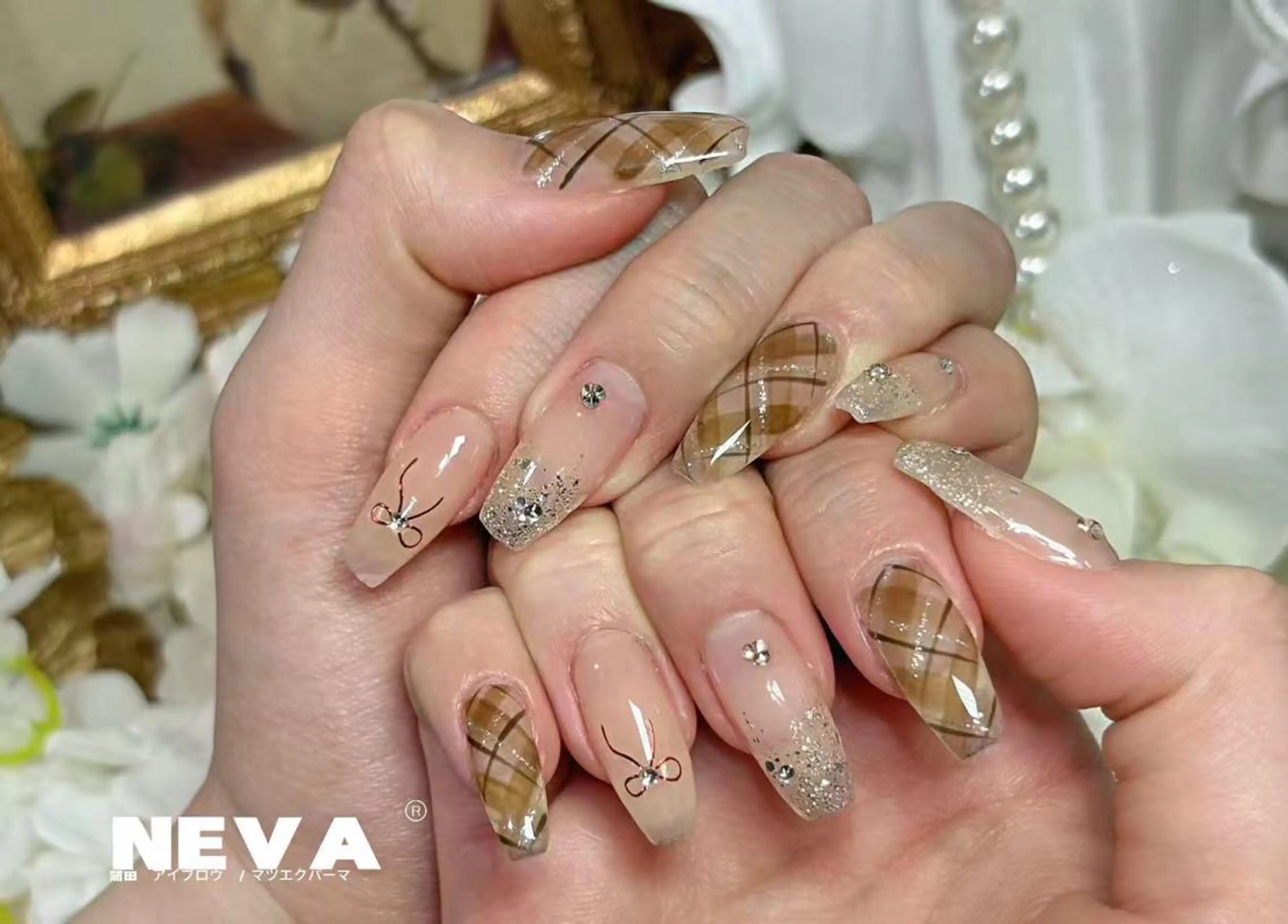 ネイル ハンドネイル ハンドケア 🤍蒲田NEVA ネイル&パーマ🪽のネイルデザイン