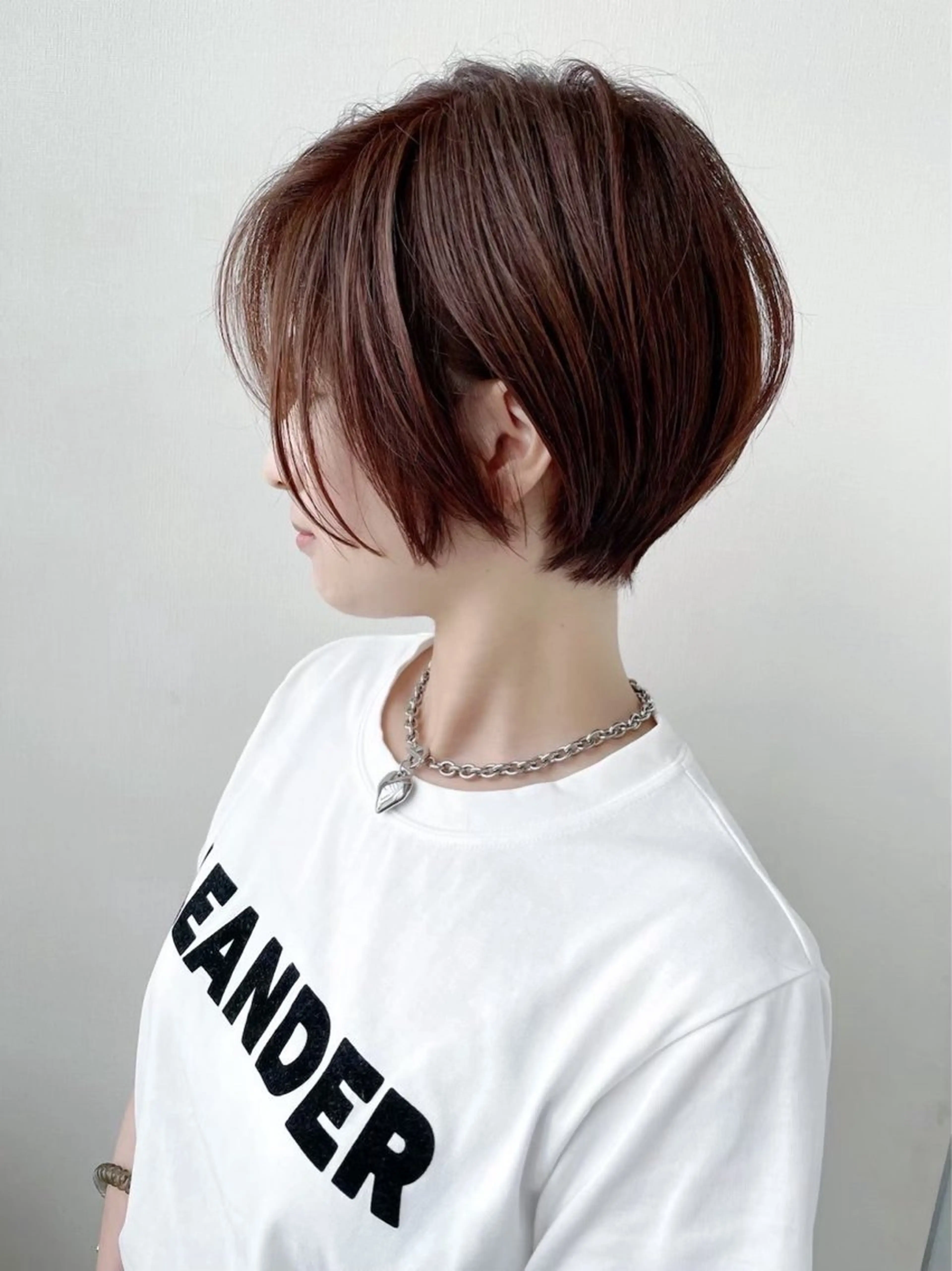 ショート ボブ/ショートボブ/ 岡山駅/別曽遥也のヘアスタイル