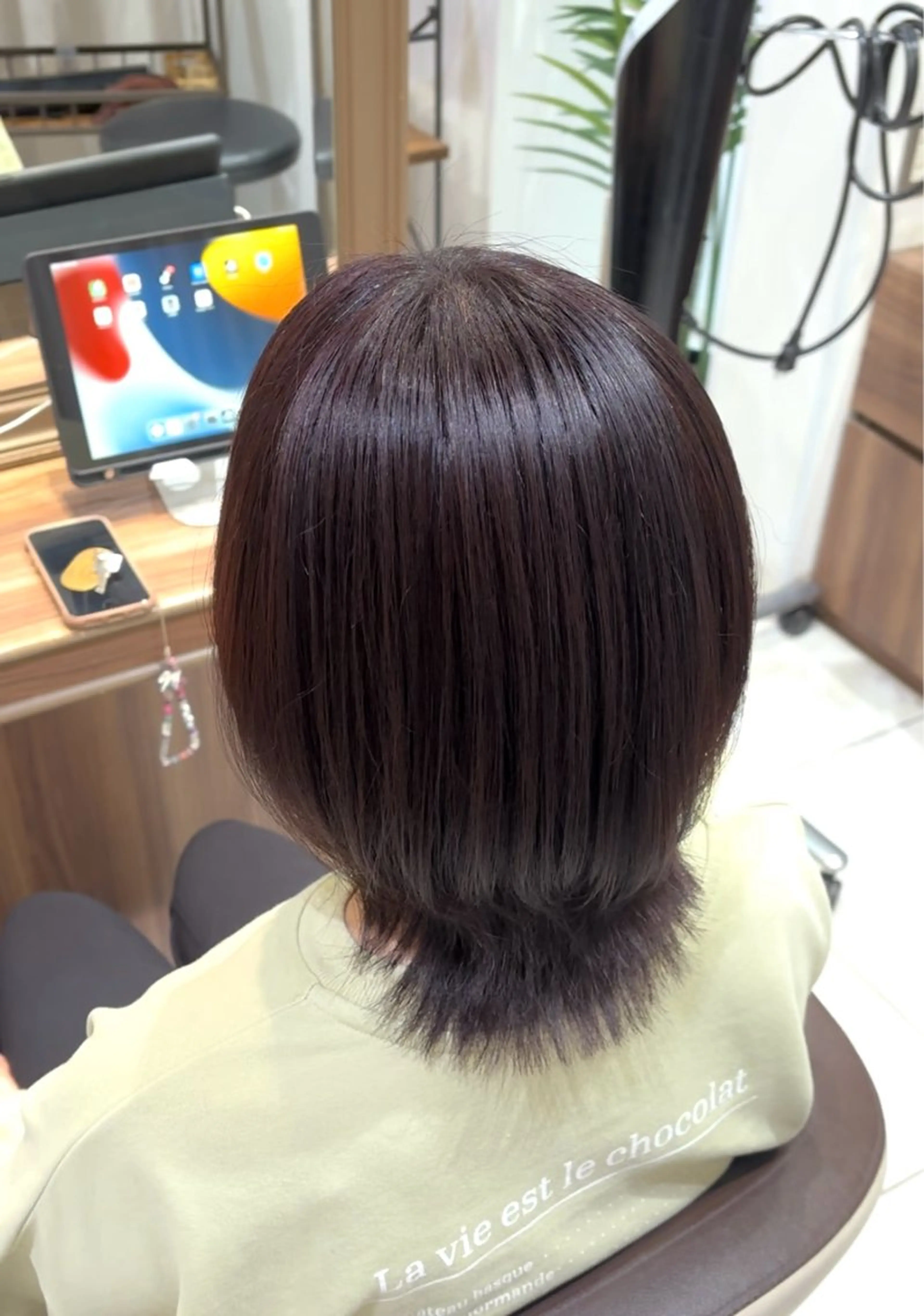 ショート カラー レッドカラー ツヤ髪縮毛矯正💫/ ハイトーン/あゆみのヘアスタイル