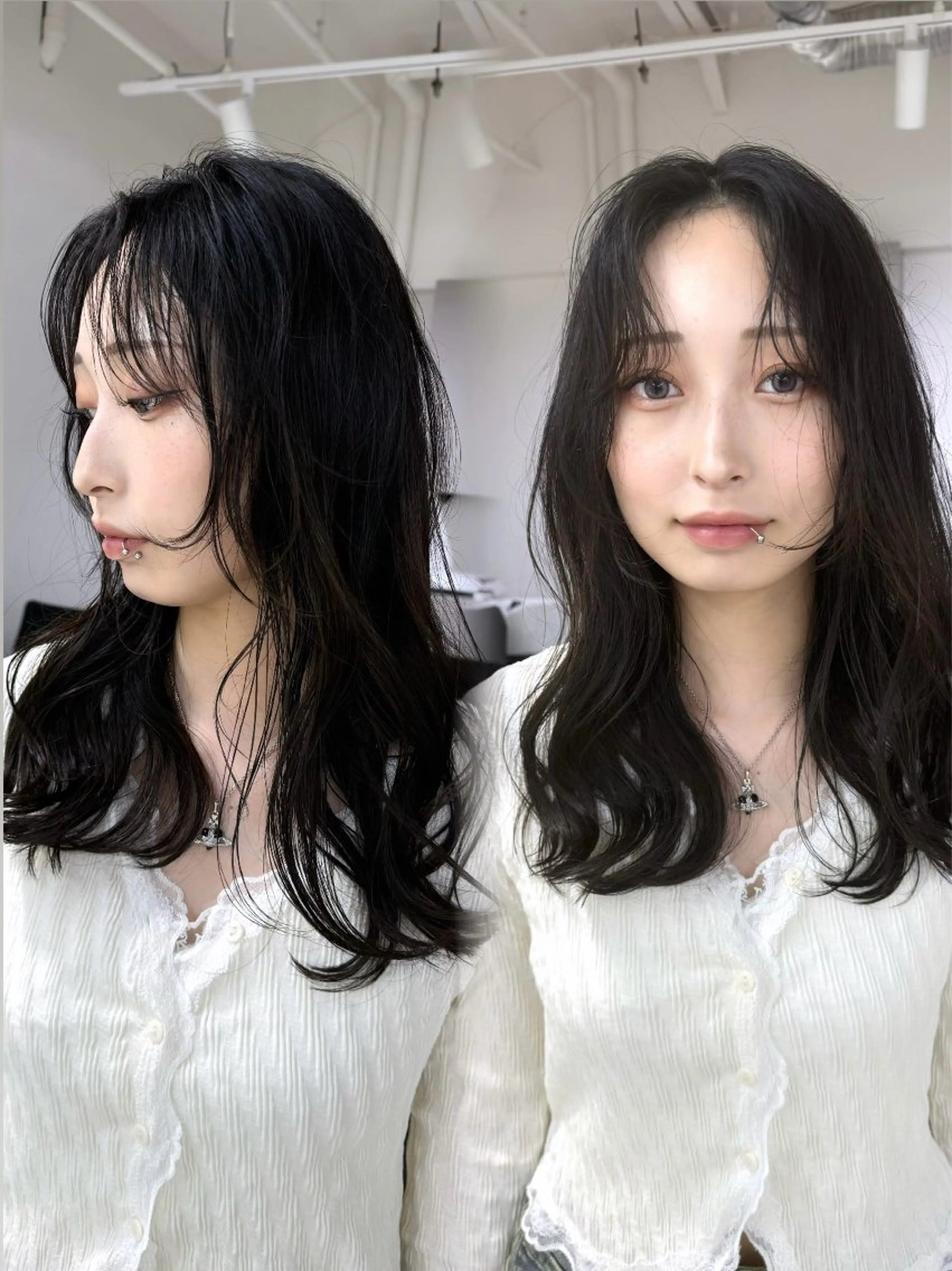 🤍11.12月限定クーポン🤍 ✨髪質改善カラー✨💓2step濃厚💗＋🧊ヘアセット🧊の写真