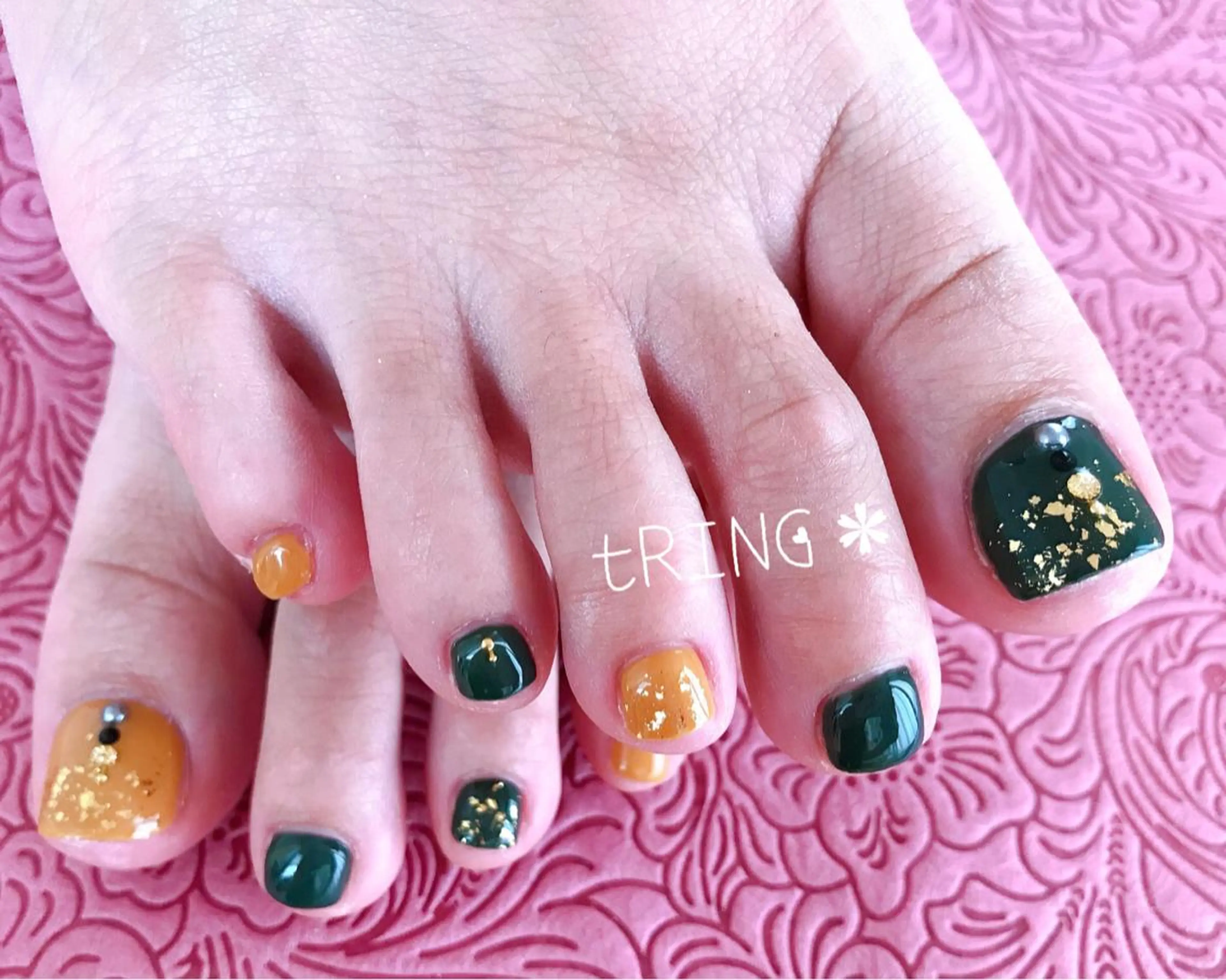 ネイル フットネイル tRING＊ しいの木台のネイルデザイン