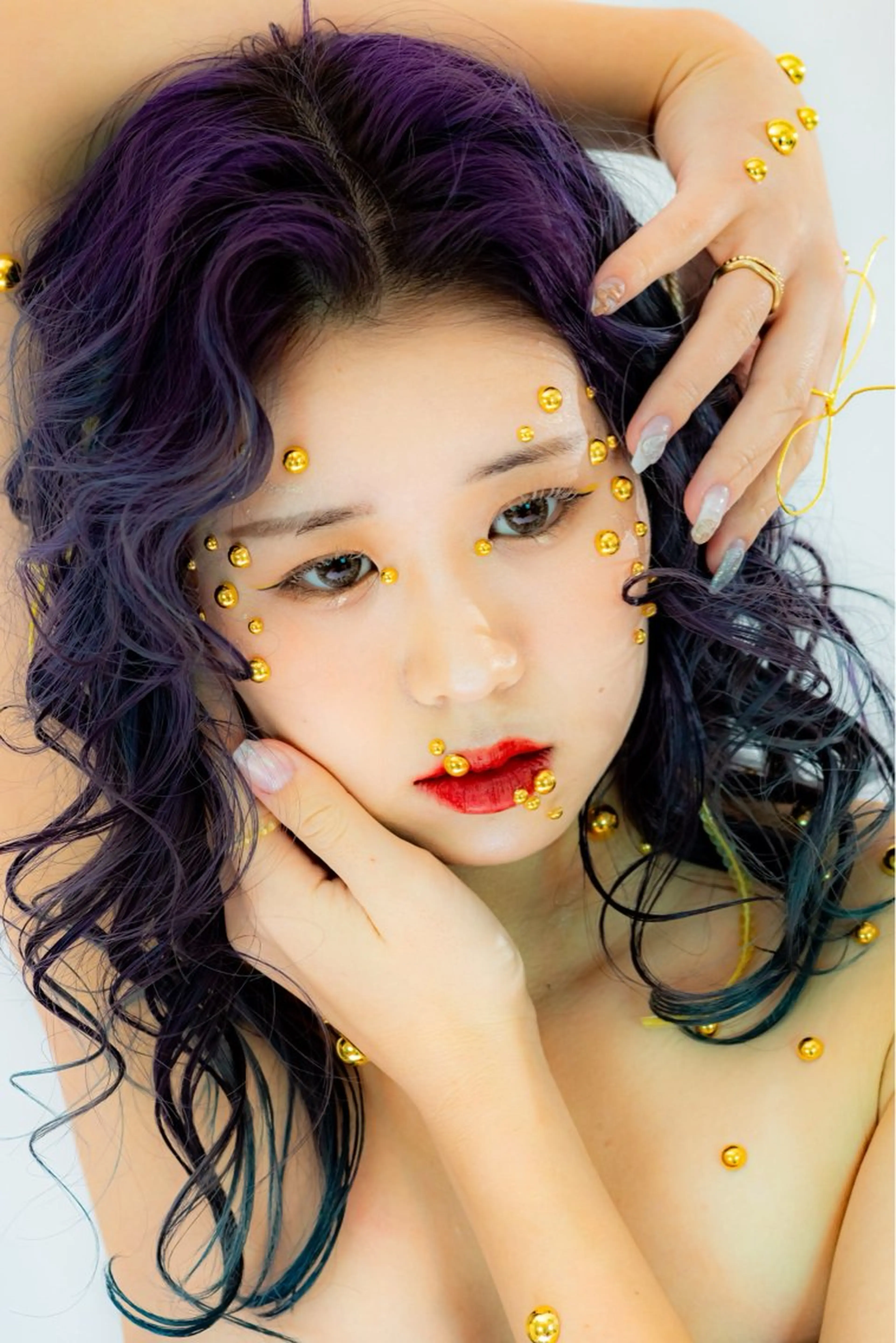 セミロング 学生 ZENKO国分寺所属・まるやま ひなこ/艶髪カラーのヘアスタイル