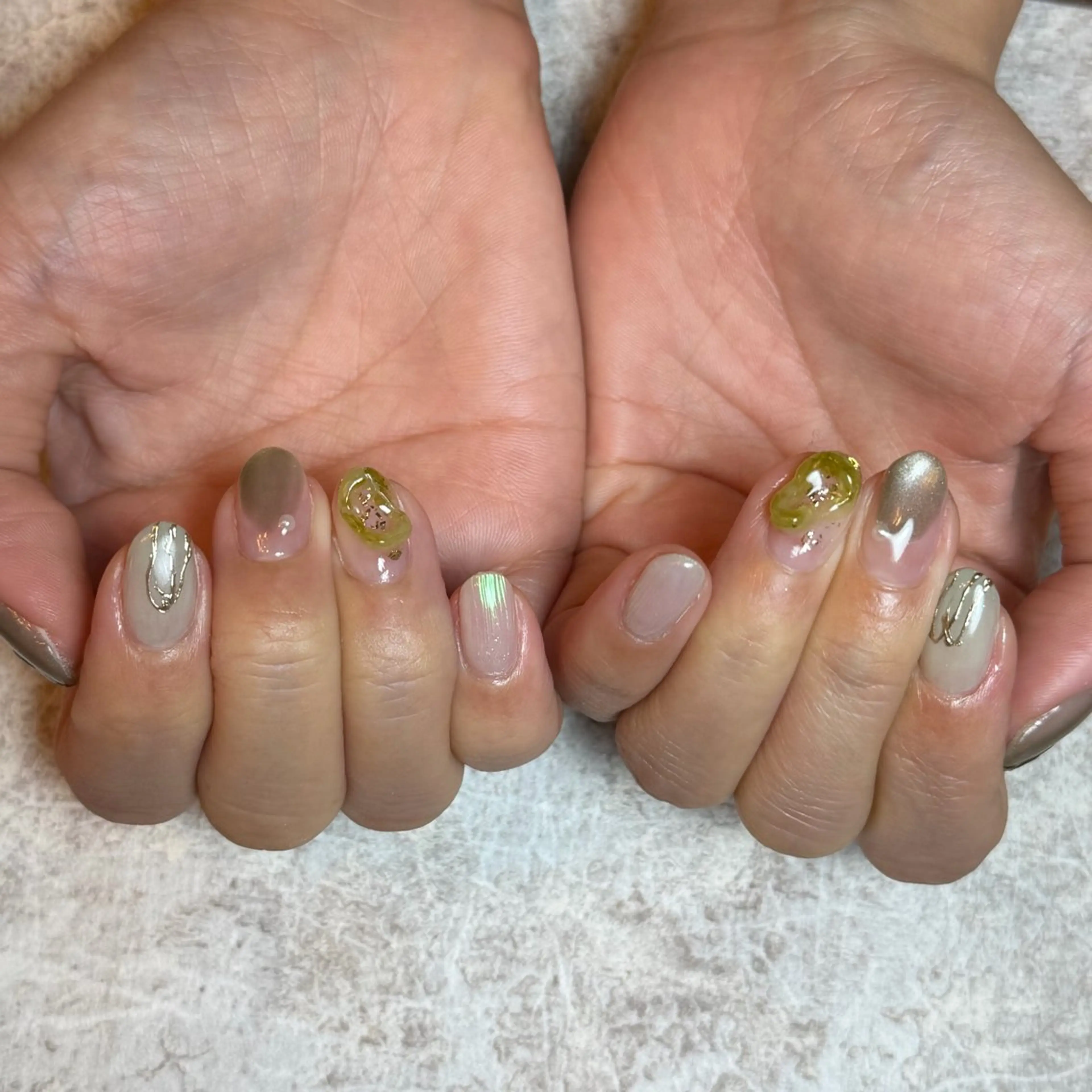 ネイル 自由が丘サロン あやめ💅のネイルデザイン
