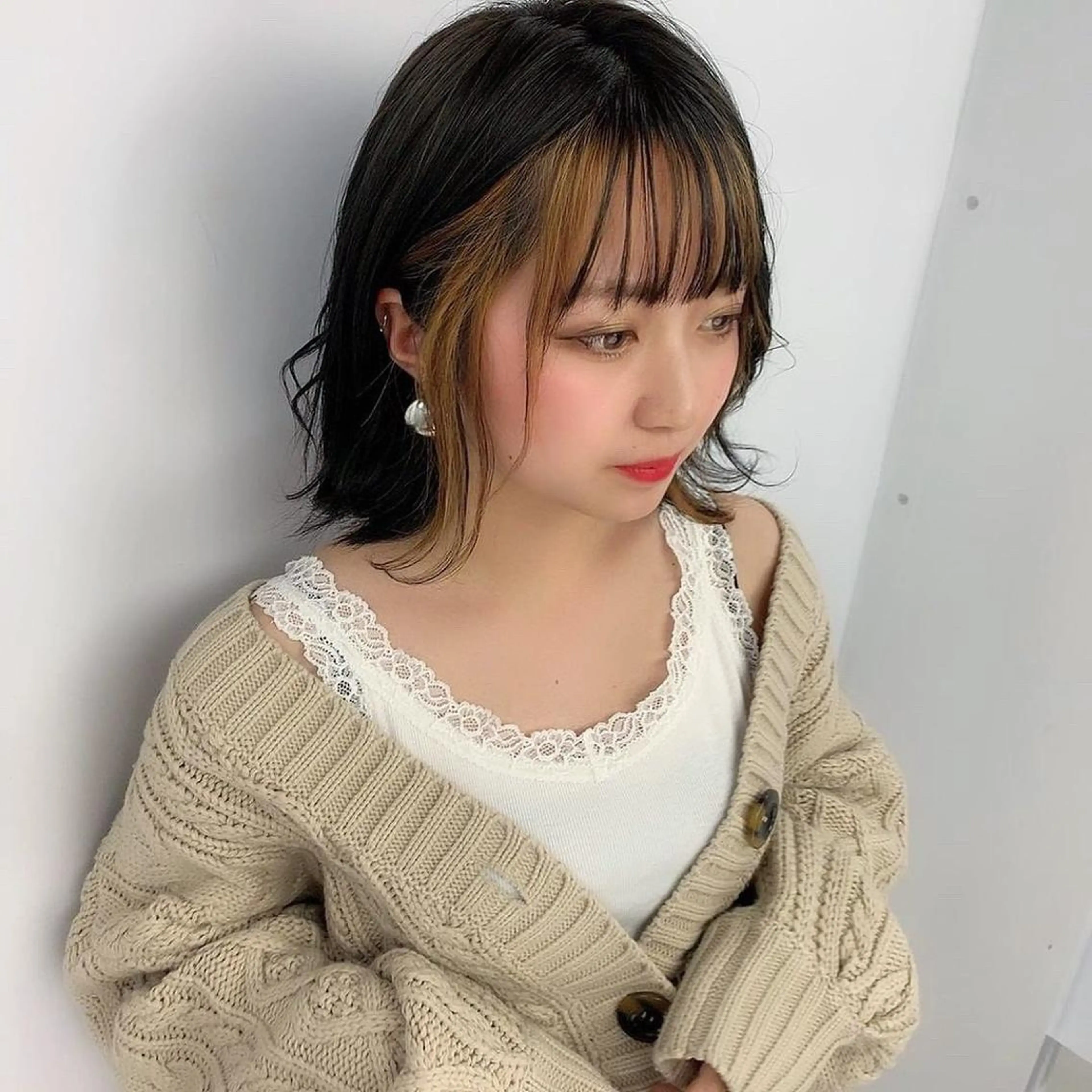 ミディアム ヘアカラー actanoid etto所属・佐藤 香太のヘアスタイル