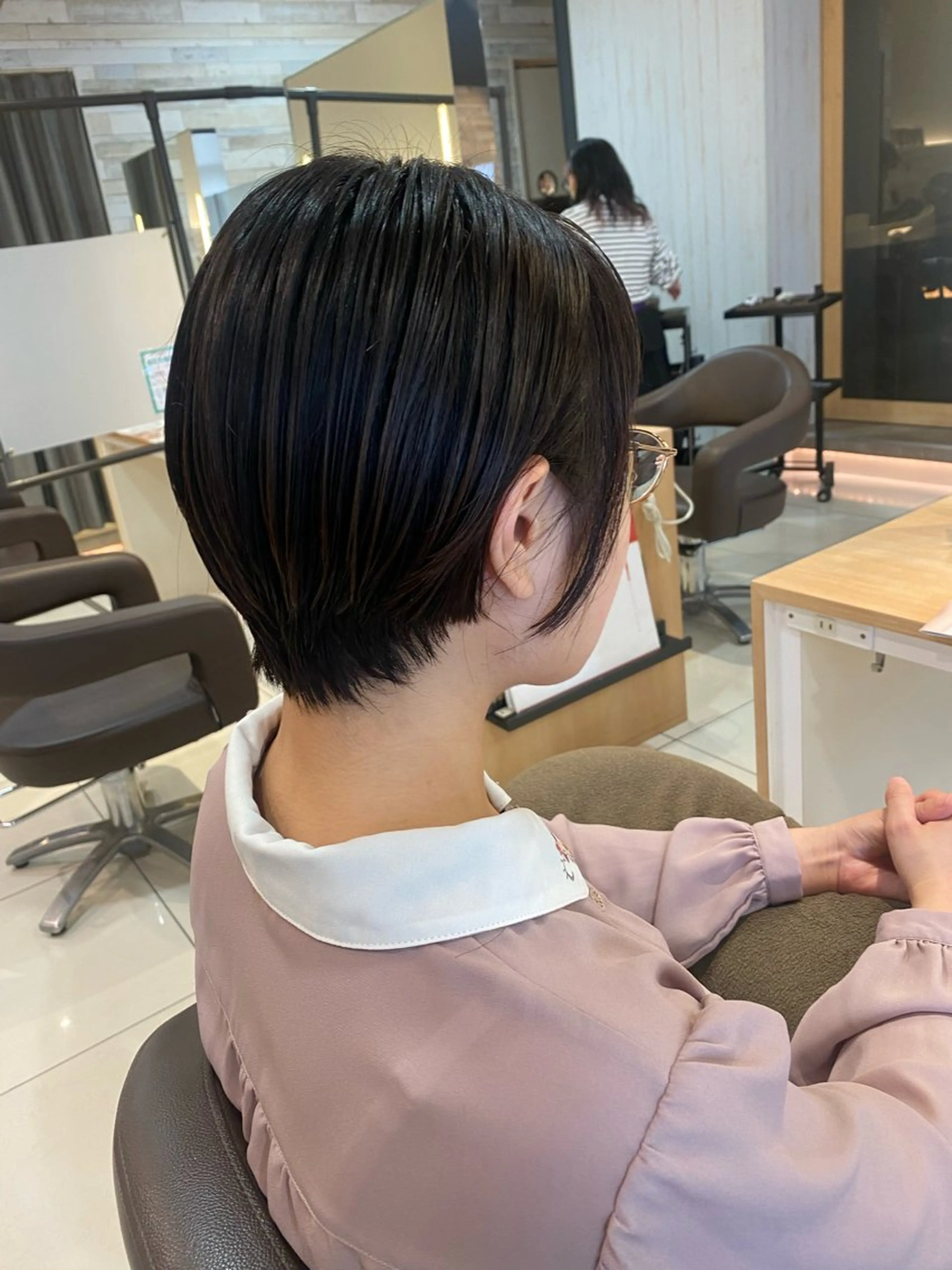 ショート カラー ショートヘア カット ヘアカラー トリートメント 波巻き/メンズ/ ショート/☆いとみなのヘアスタイル