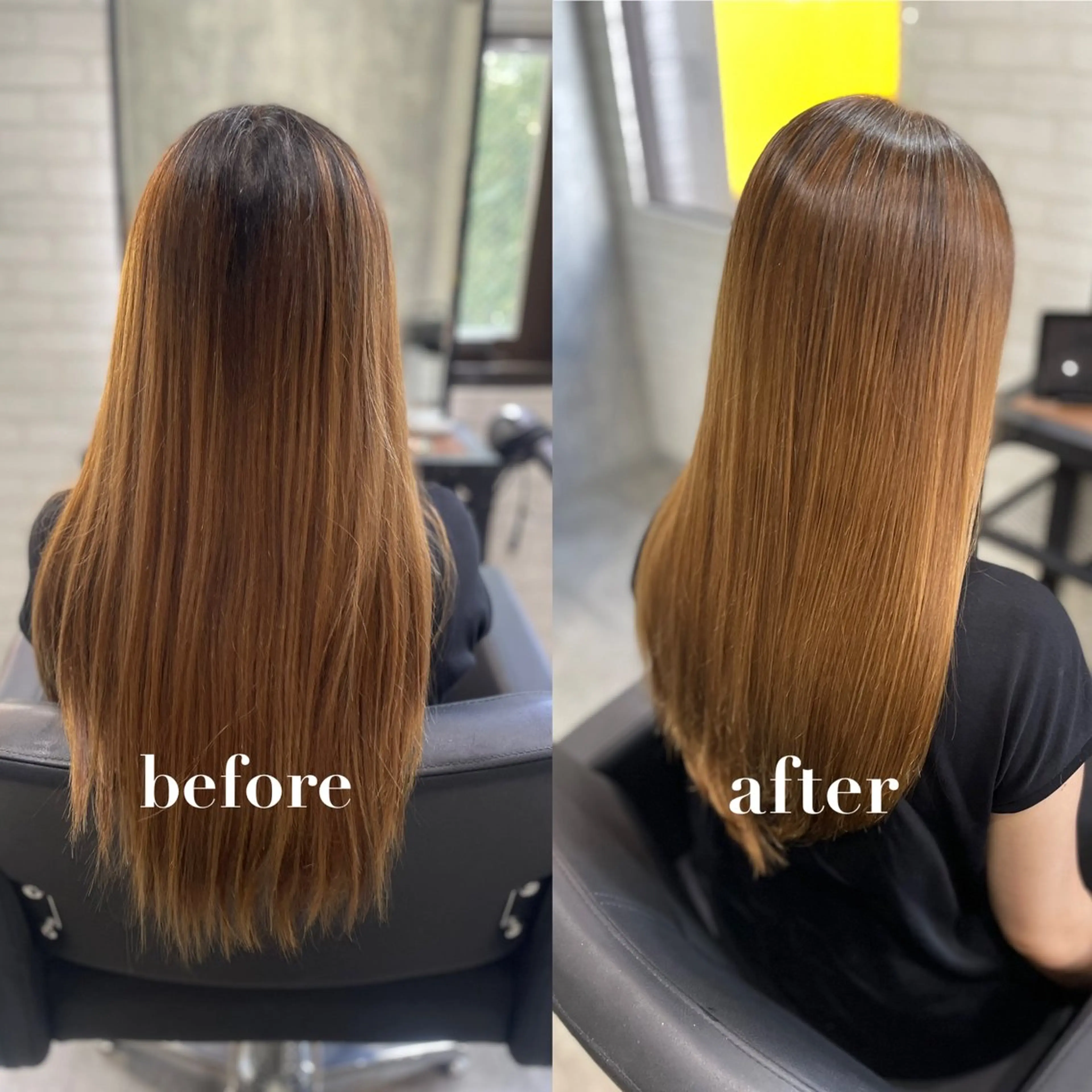 ロング カット 縮毛矯正 トリートメント 杉野🦋艶髪🦋 Zina博多店長のヘアスタイル