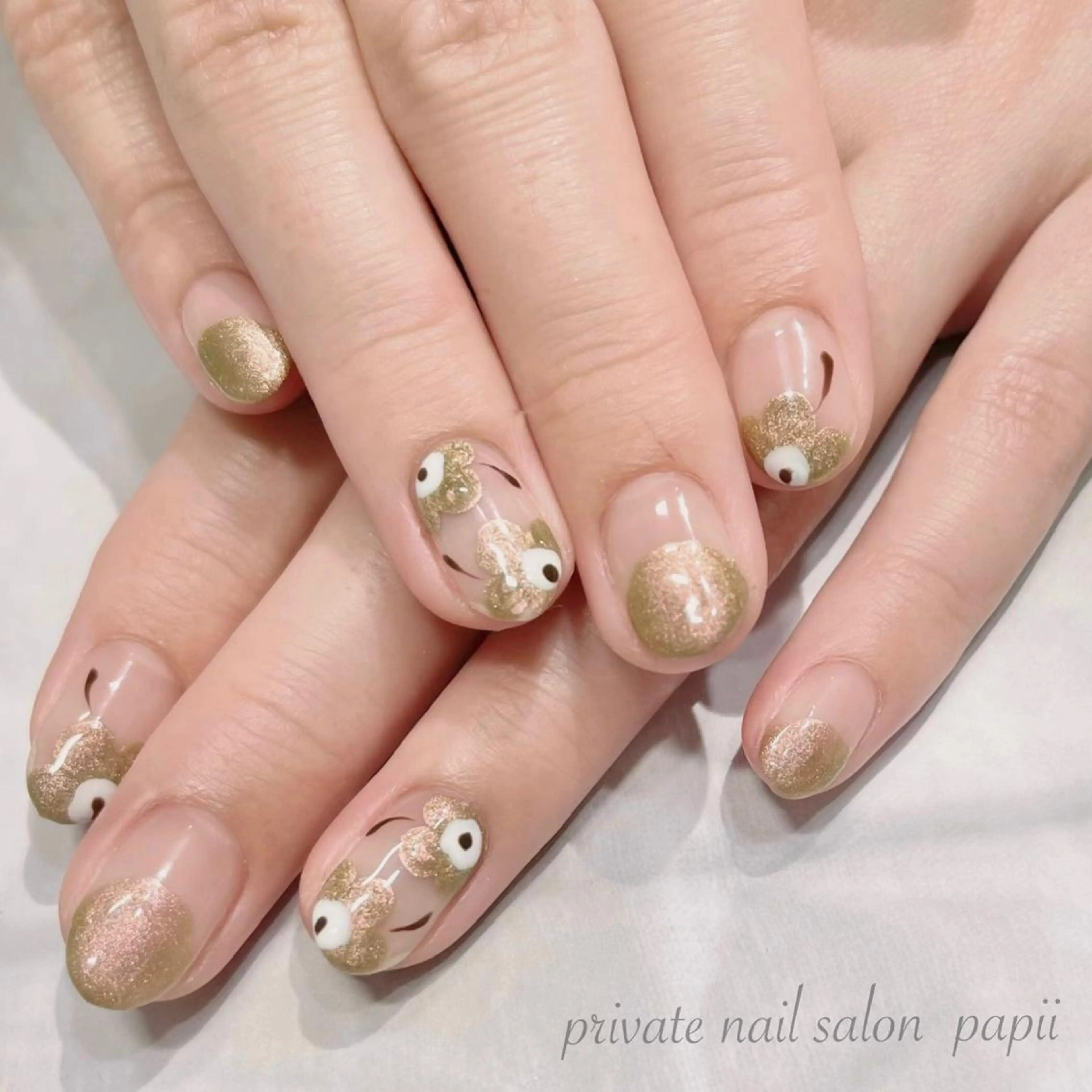 ネイル シンプルネイル ハンドネイル private nail salon papii所属・papii☆ kurodaのネイルデザイン