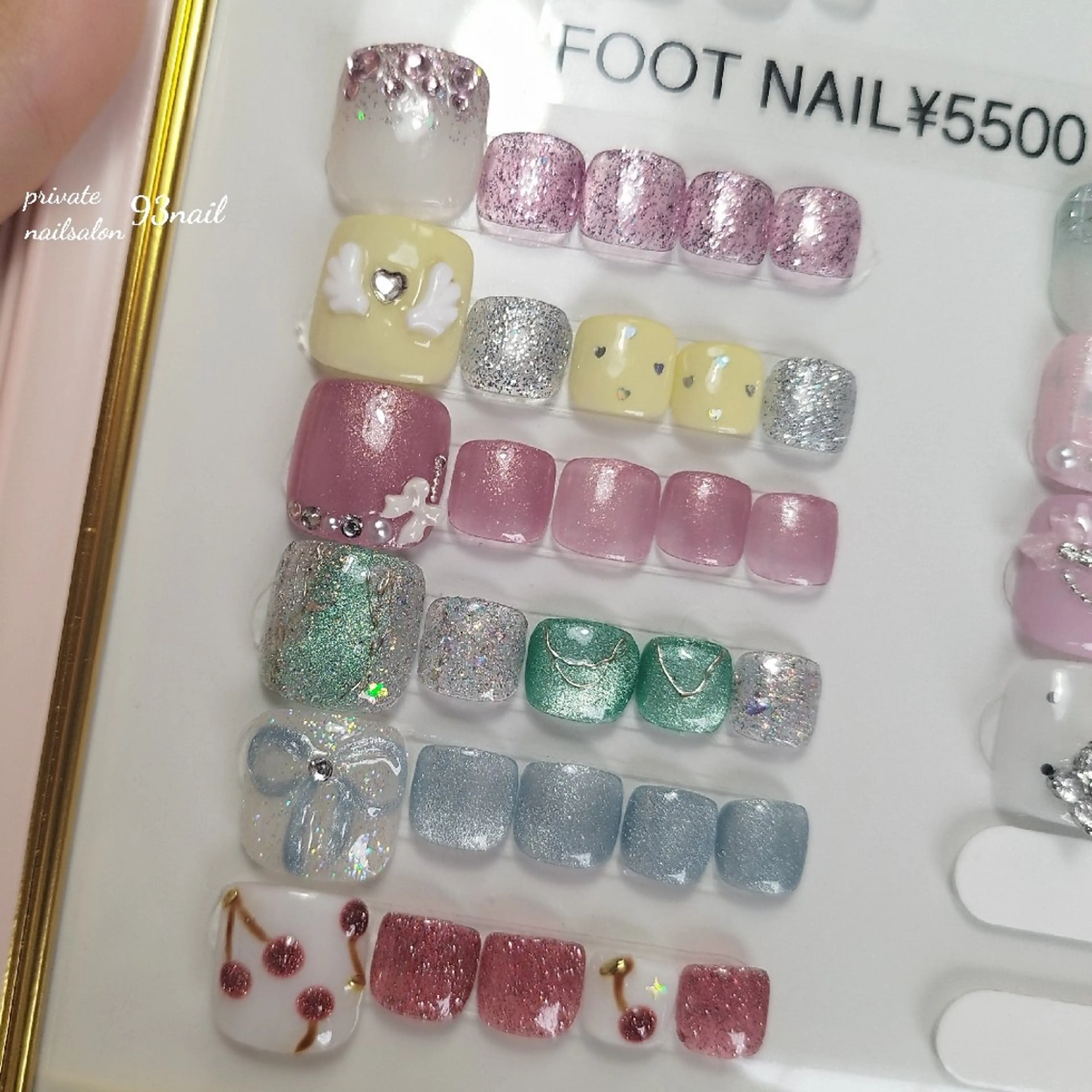 フットネイル定額A【オフ込み】の写真