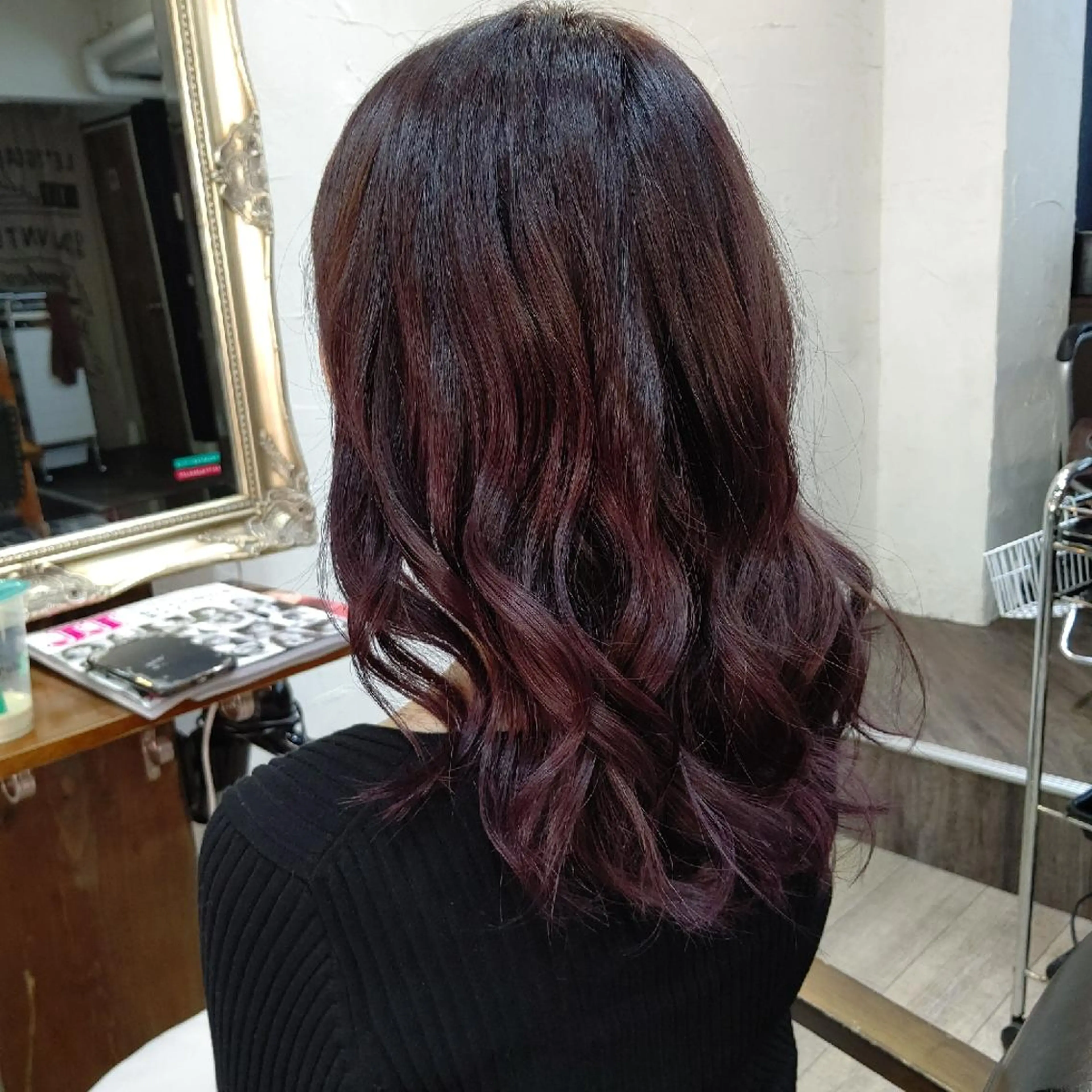 セミロング カラー カット ヘアカラー トリートメント bathair  所属・bathair 持田侑祐のヘアスタイル