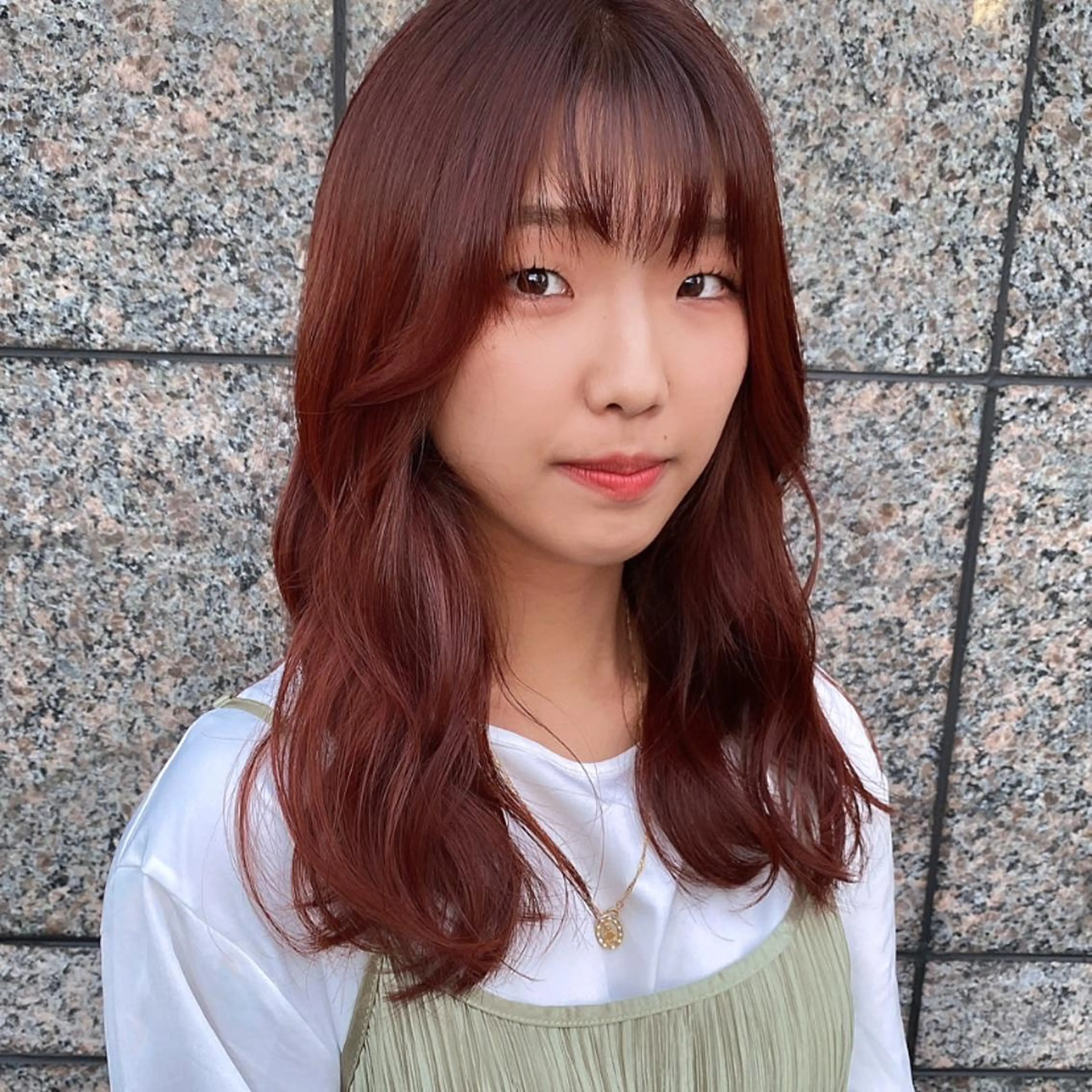 ミディアム カラー カット ヘアカラー トリートメント 山田勇真 ボブ/縮毛矯正/金山のヘアスタイル