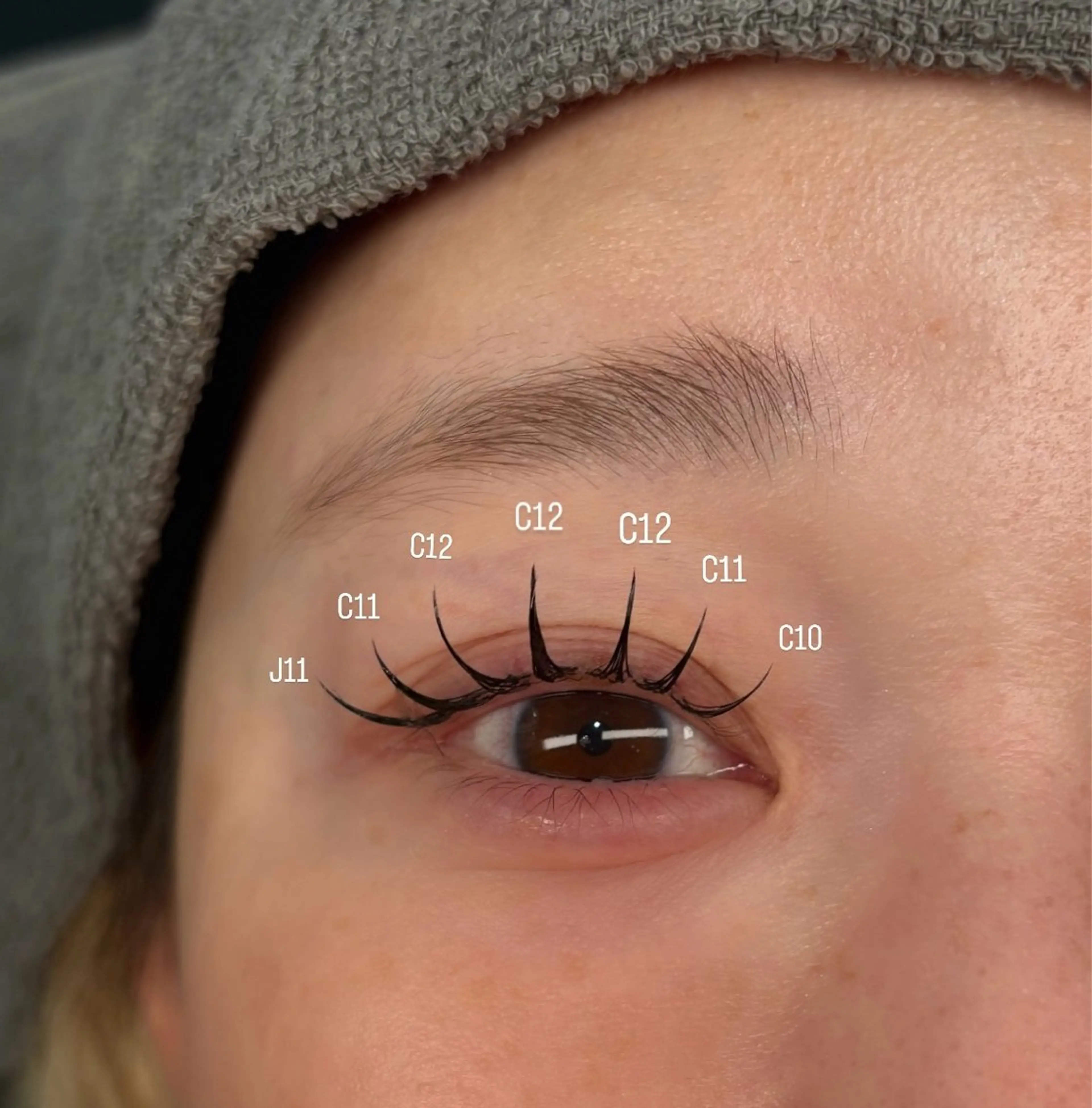 マツエク120本お目元のお写真撮影させて頂きます🙇‍♀️の写真