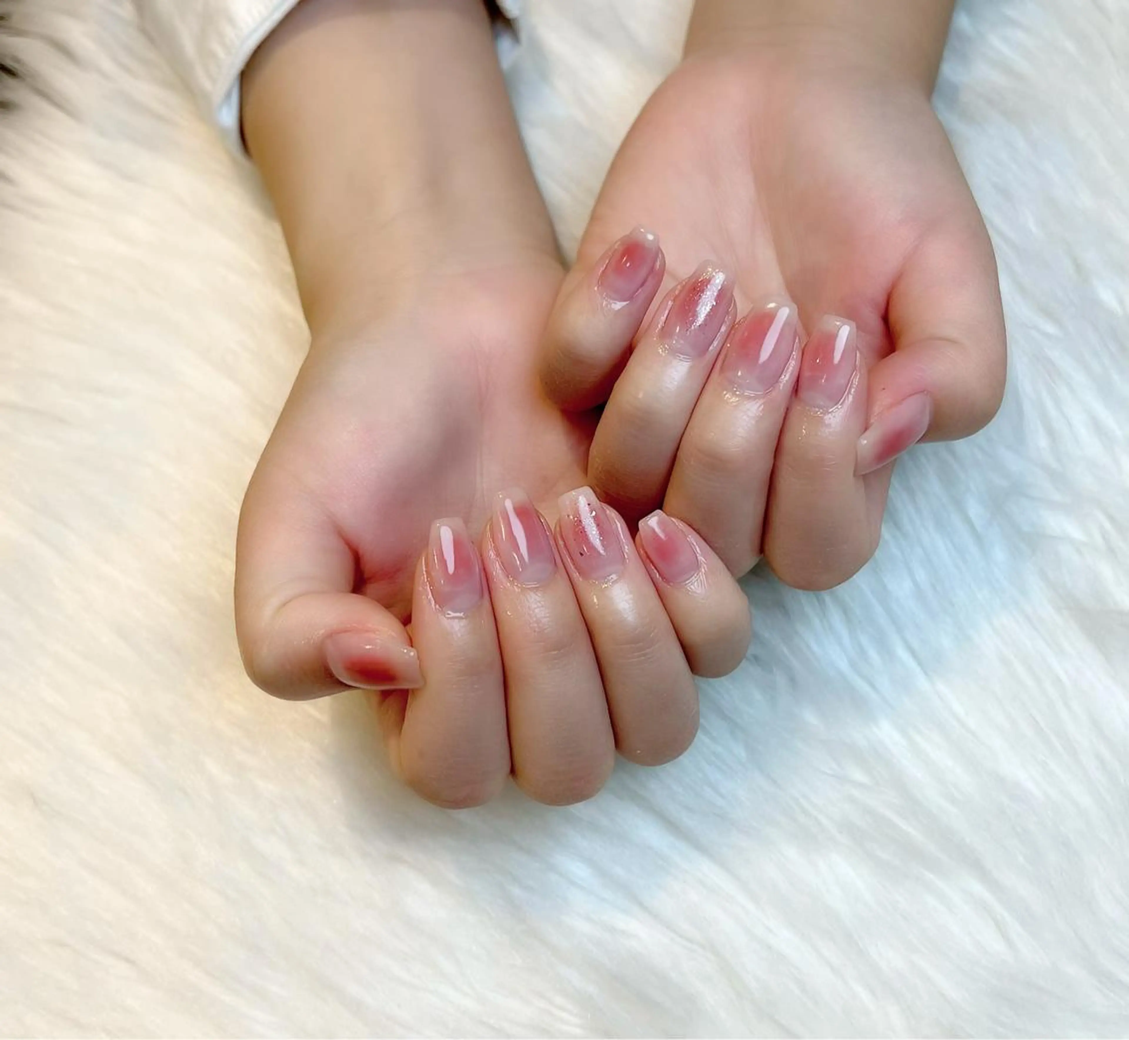 ネイル チークネイル ラメ(グリッター) Lino+ ネイル&よもぎ蒸しのネイルデザイン