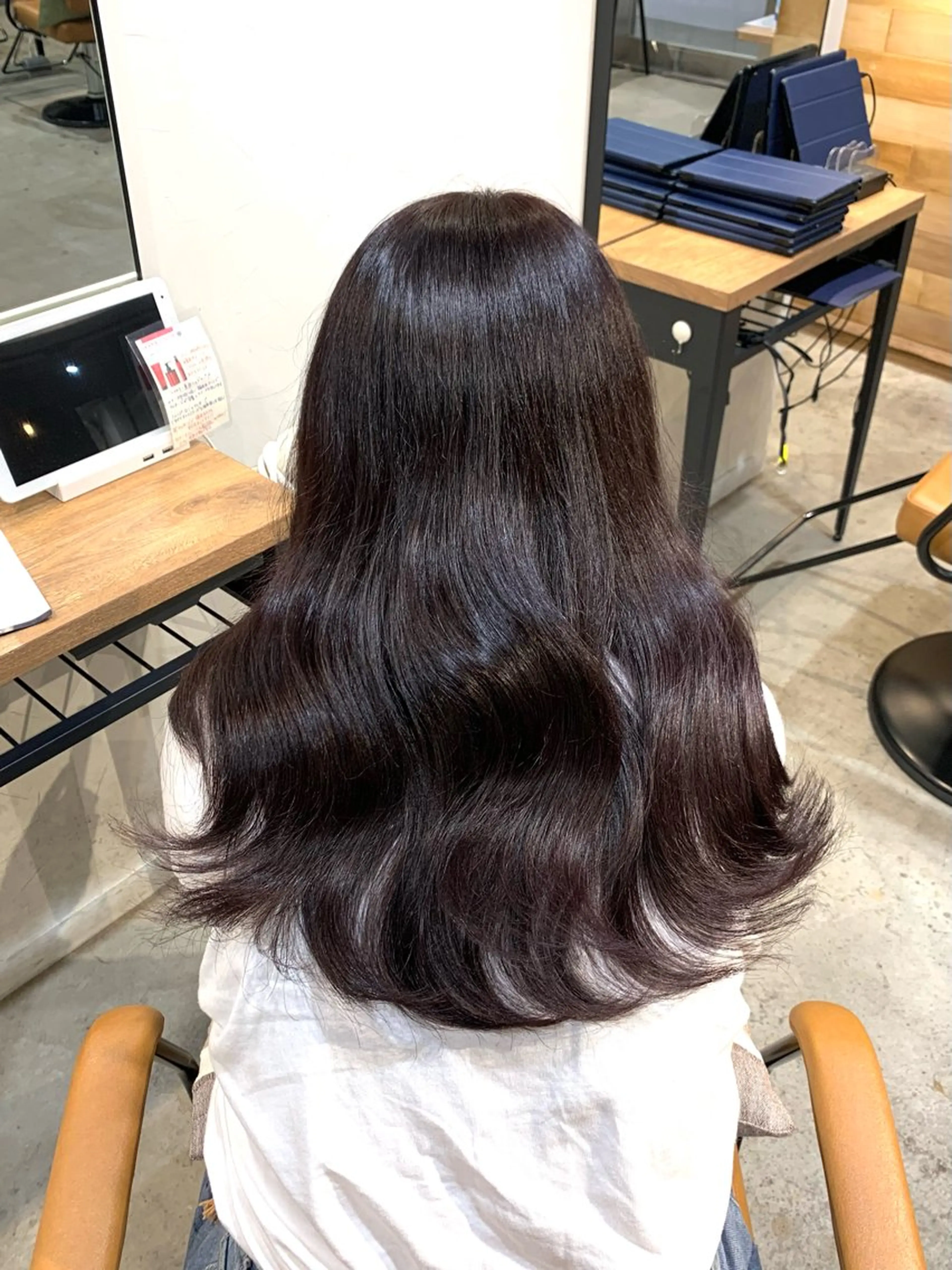 ロング カラー ヘアアレンジ グレージュ ラベンダーカラー ラベンダーグレージュ ラベンダーグレー カット ヘアカラー トリートメント ヘッドスパ 顔まわり/艶カラー/ 🤎himari🤎のヘアスタイル