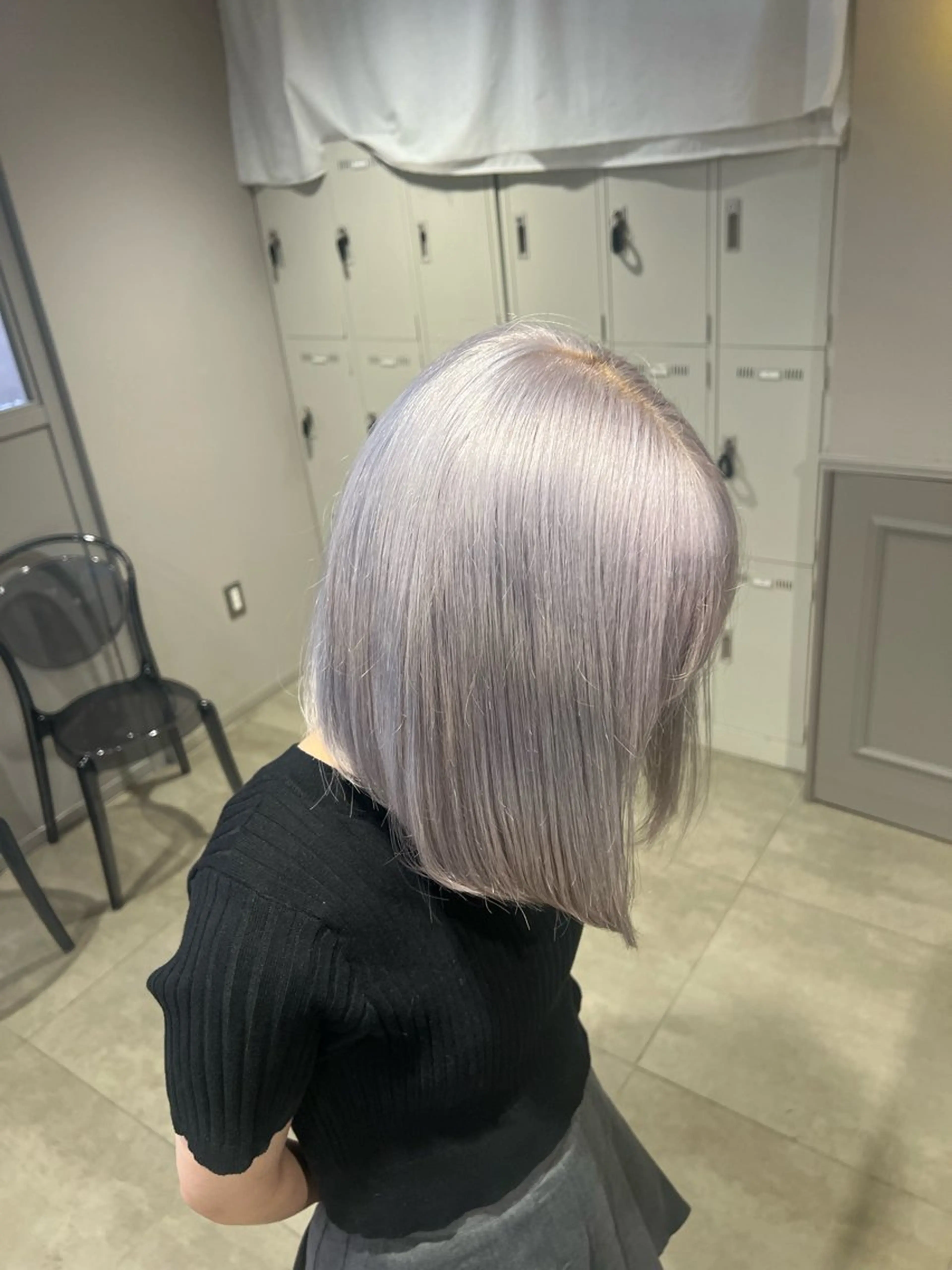 ミディアム カラー ヘアカラー 韓国レイヤーカット /REIのヘアスタイル