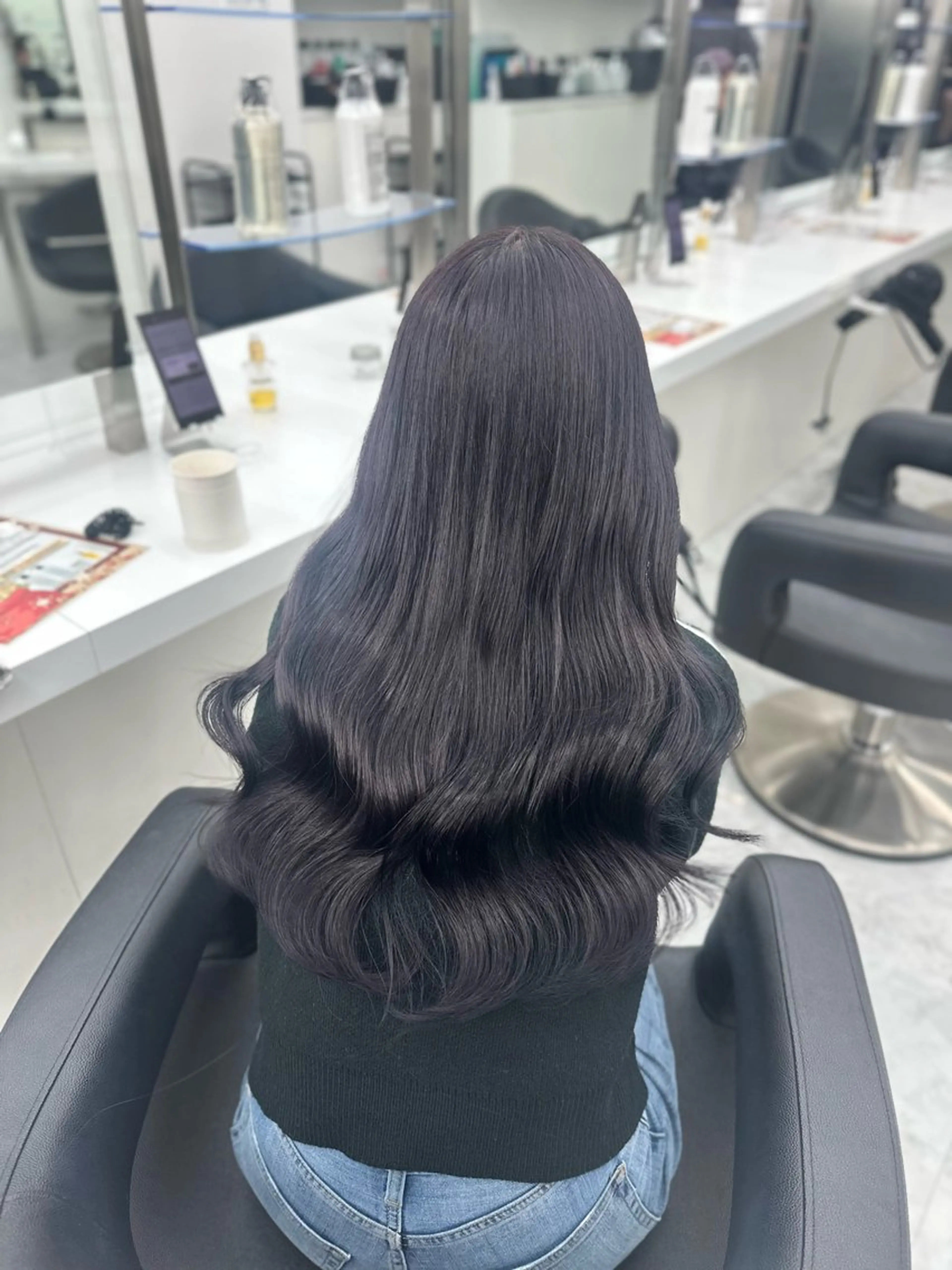 ロング カラー ヘアカラー ヘッドスパ ヘアセット ガーリーstyle ❤︎misaki🏹のヘアスタイル