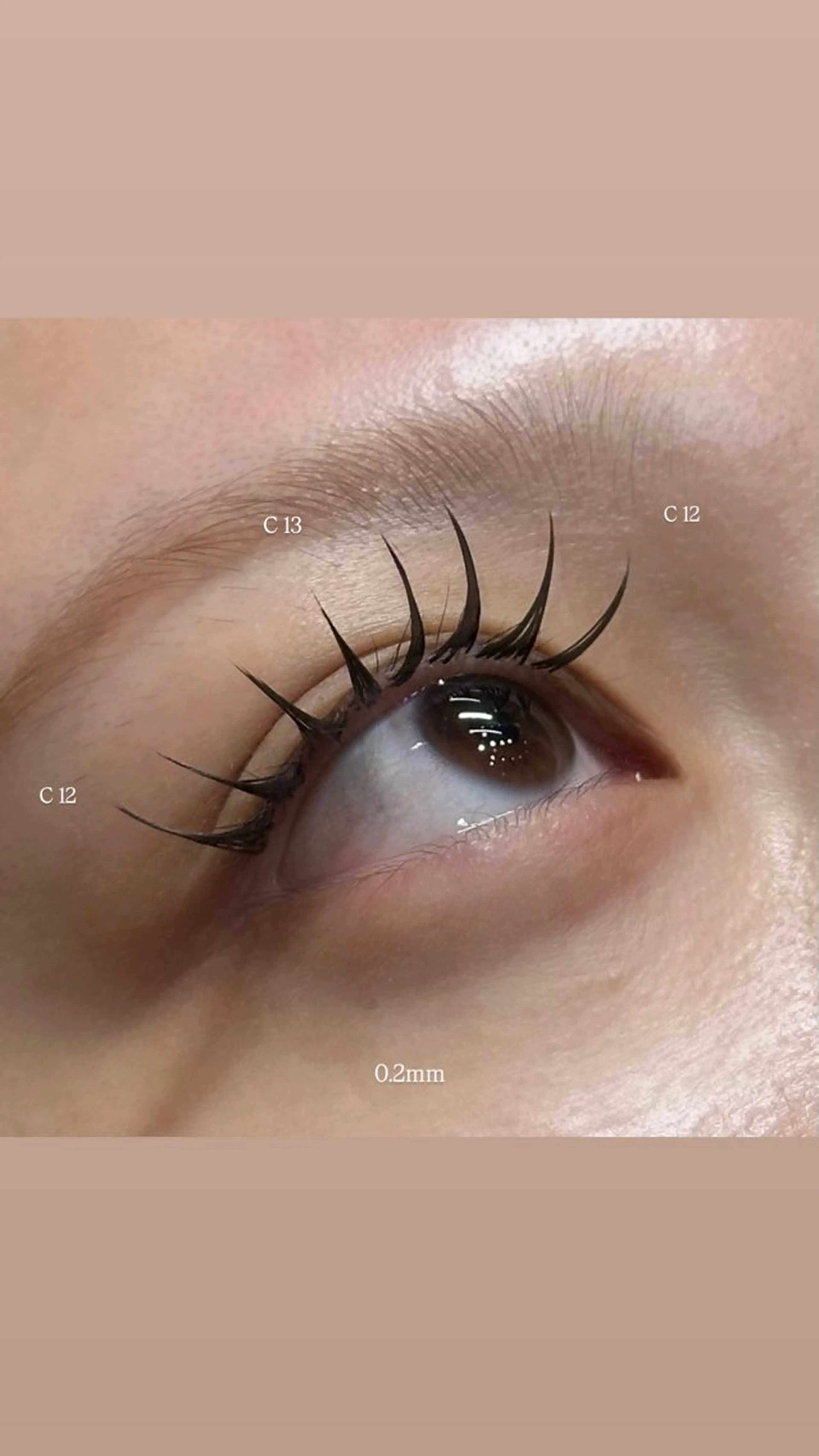 マツエク・マツパ 若狭 凜のマツエク・マツパデザイン