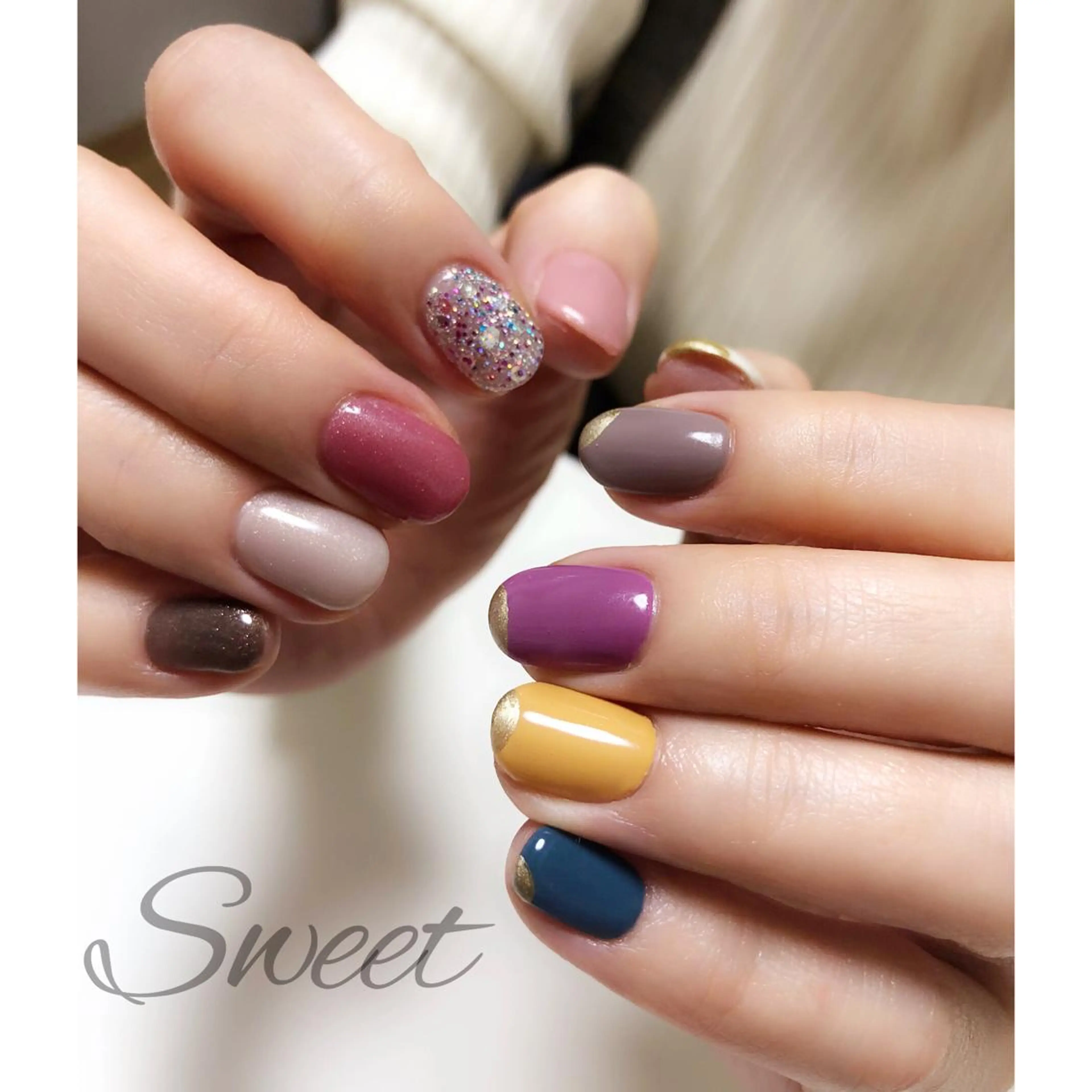 ネイル sweet 仲野陽子のネイルデザイン