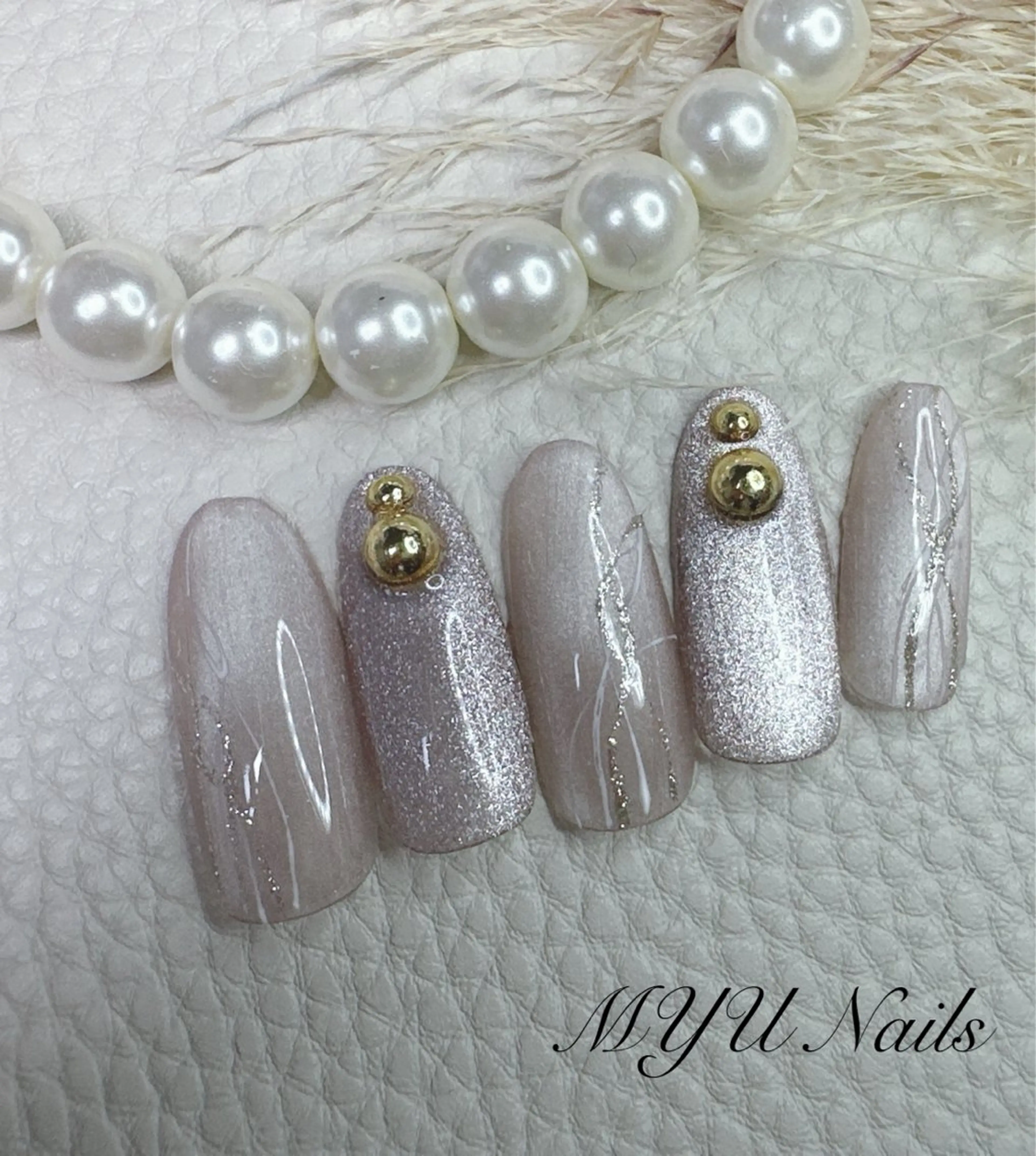 ネイル ジェルネイル マグネットネイル 持ち込み ニュアンスネイル ワンカラーネイル ハンドネイル MYU Nails所属・MYU Nailsのネイルデザイン