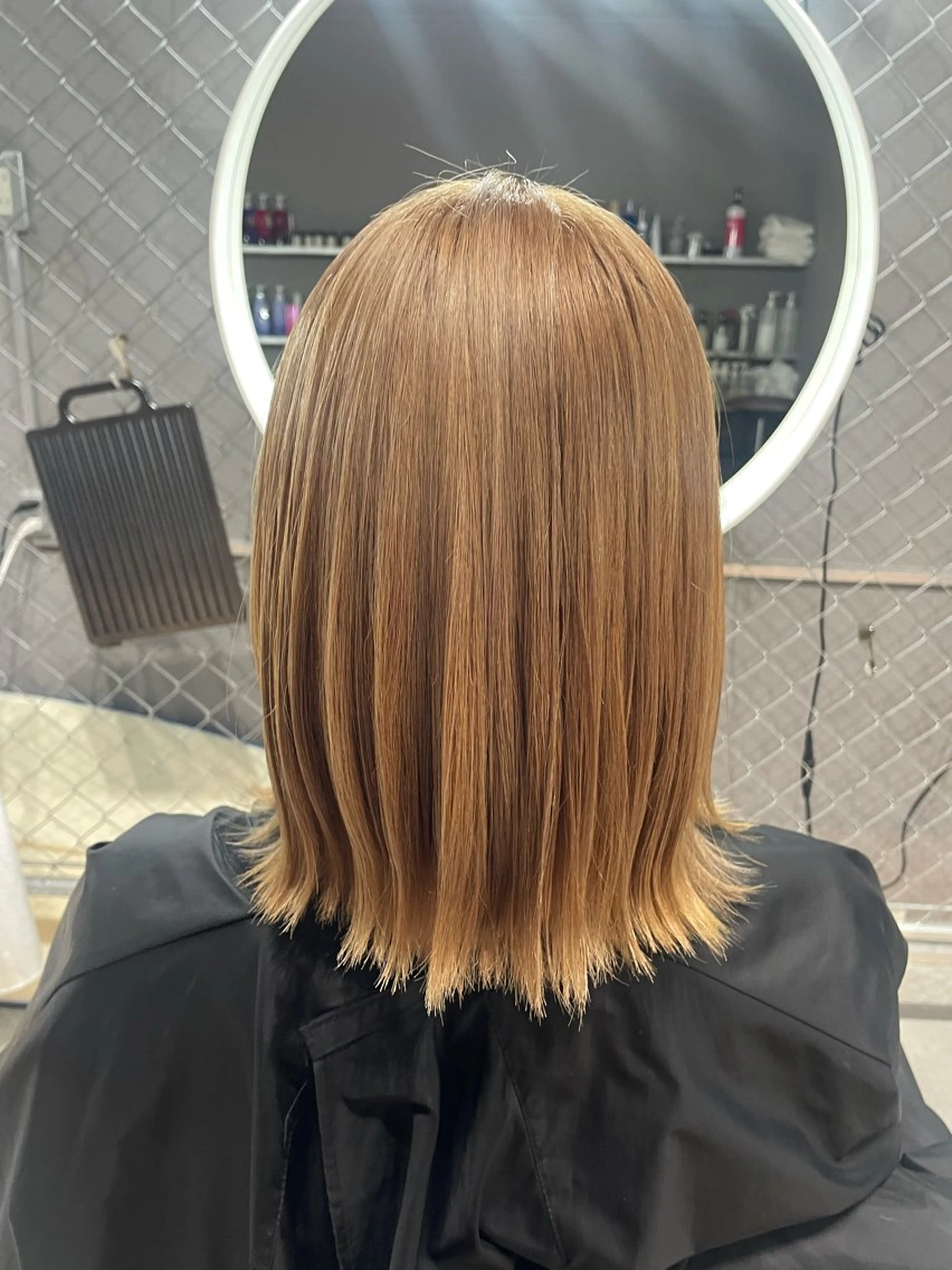 カラー ベージュカラー ミルクティーベージュ ヘアカラー CoCooN nanamiのヘアスタイル