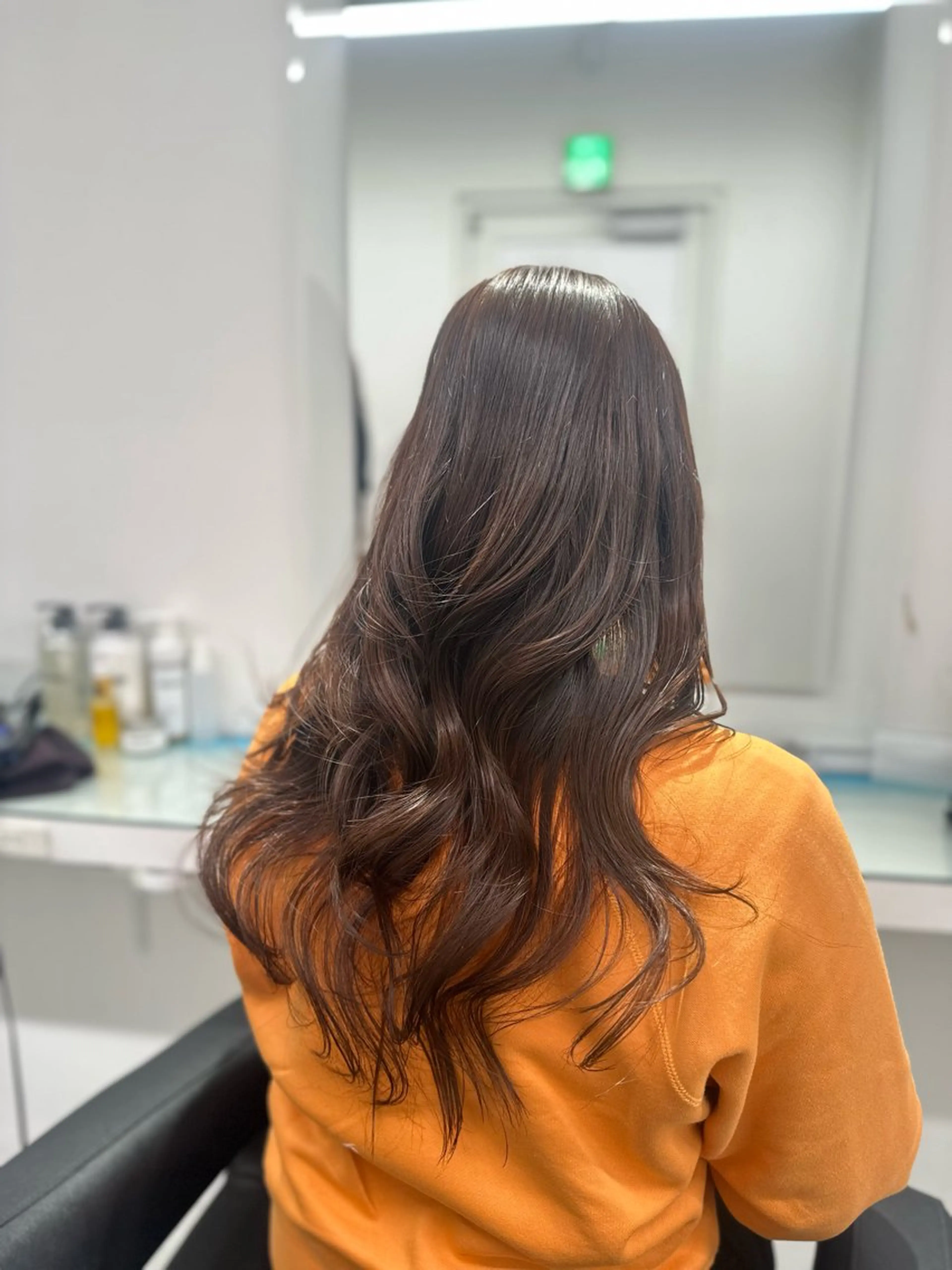 ロング ヘアカラー トリートメント 💖ベージュ💖 MEARIのヘアスタイル