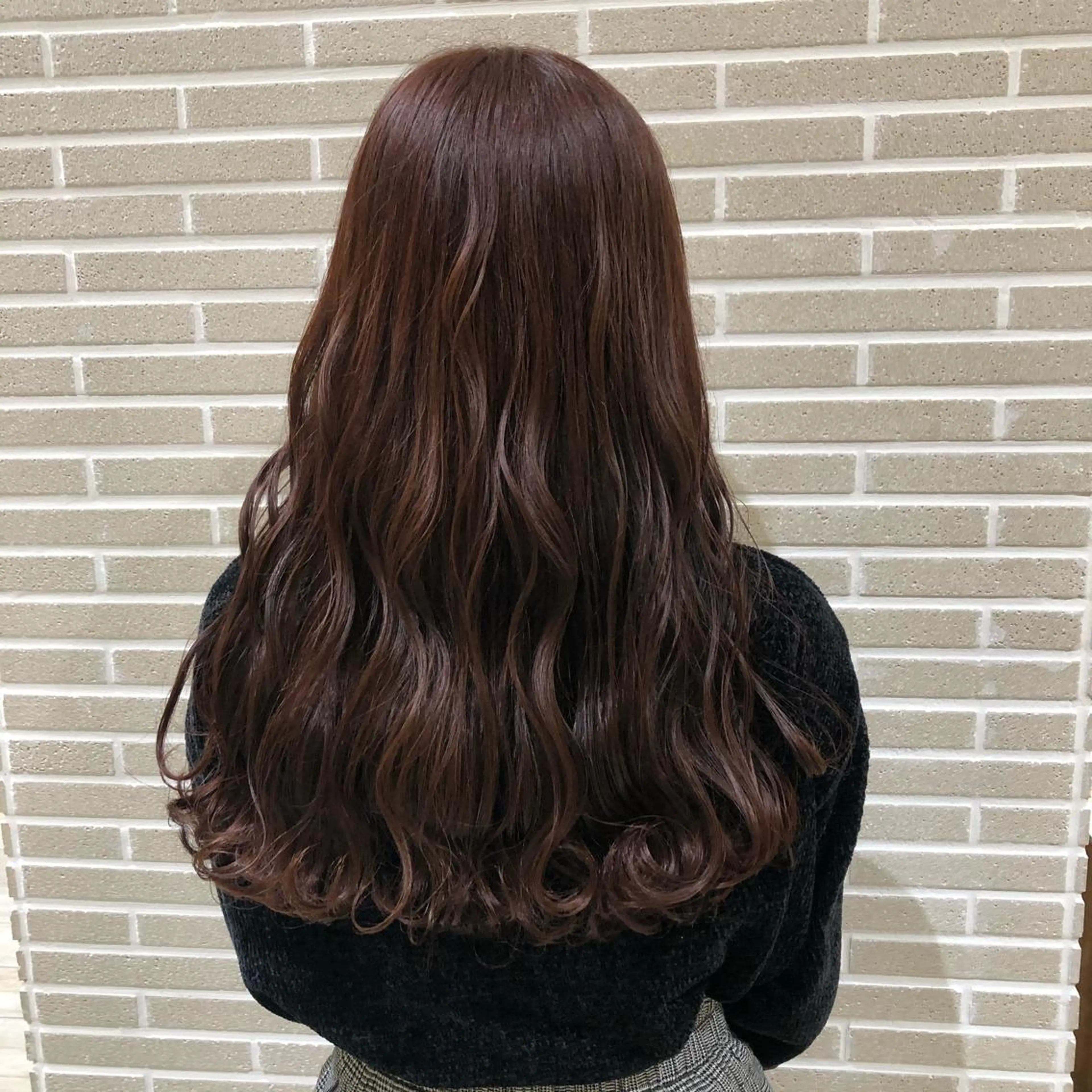 ロング カット ヘアカラー トリートメント 植田 菜月のヘアスタイル