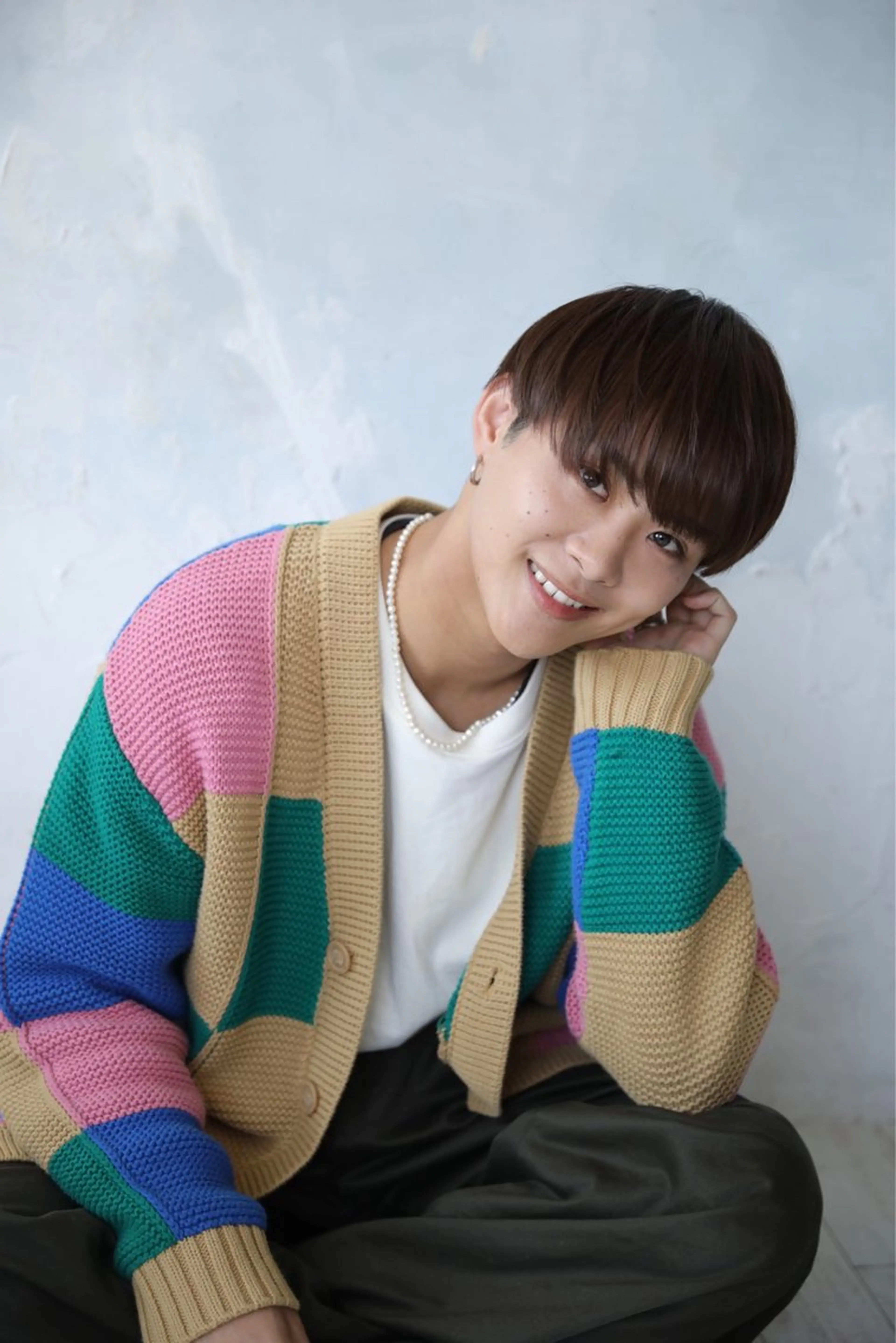 メンズ 水戸/ブリーチカラー ♠️♠️會澤遼真のヘアスタイル