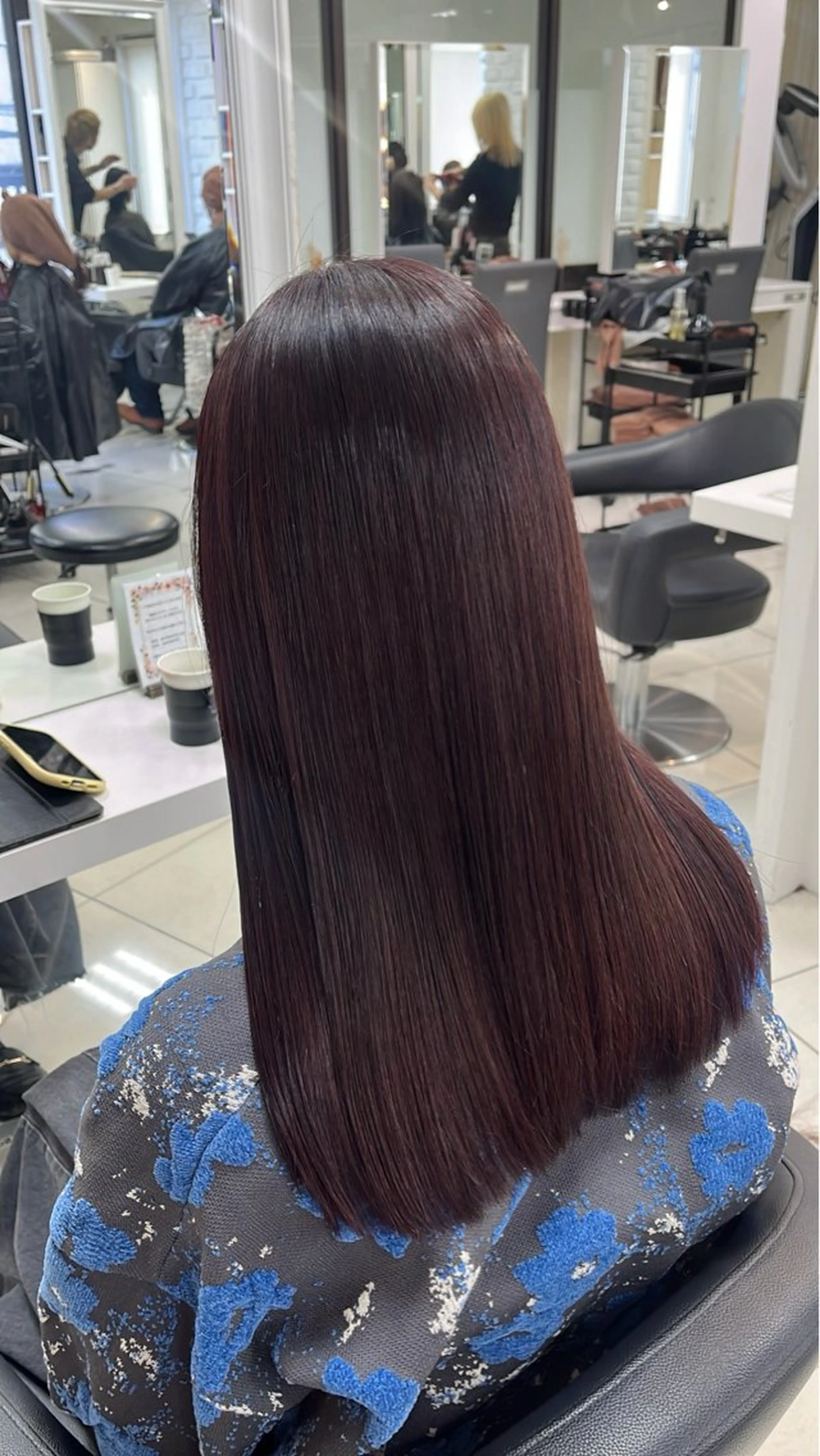 ロング カラー 黒髪 透明感カラー トリートメント カット ヘアカラー トリートメント ヘッドスパ 【カラー支持率No. 1】リノ🪐のヘアスタイル