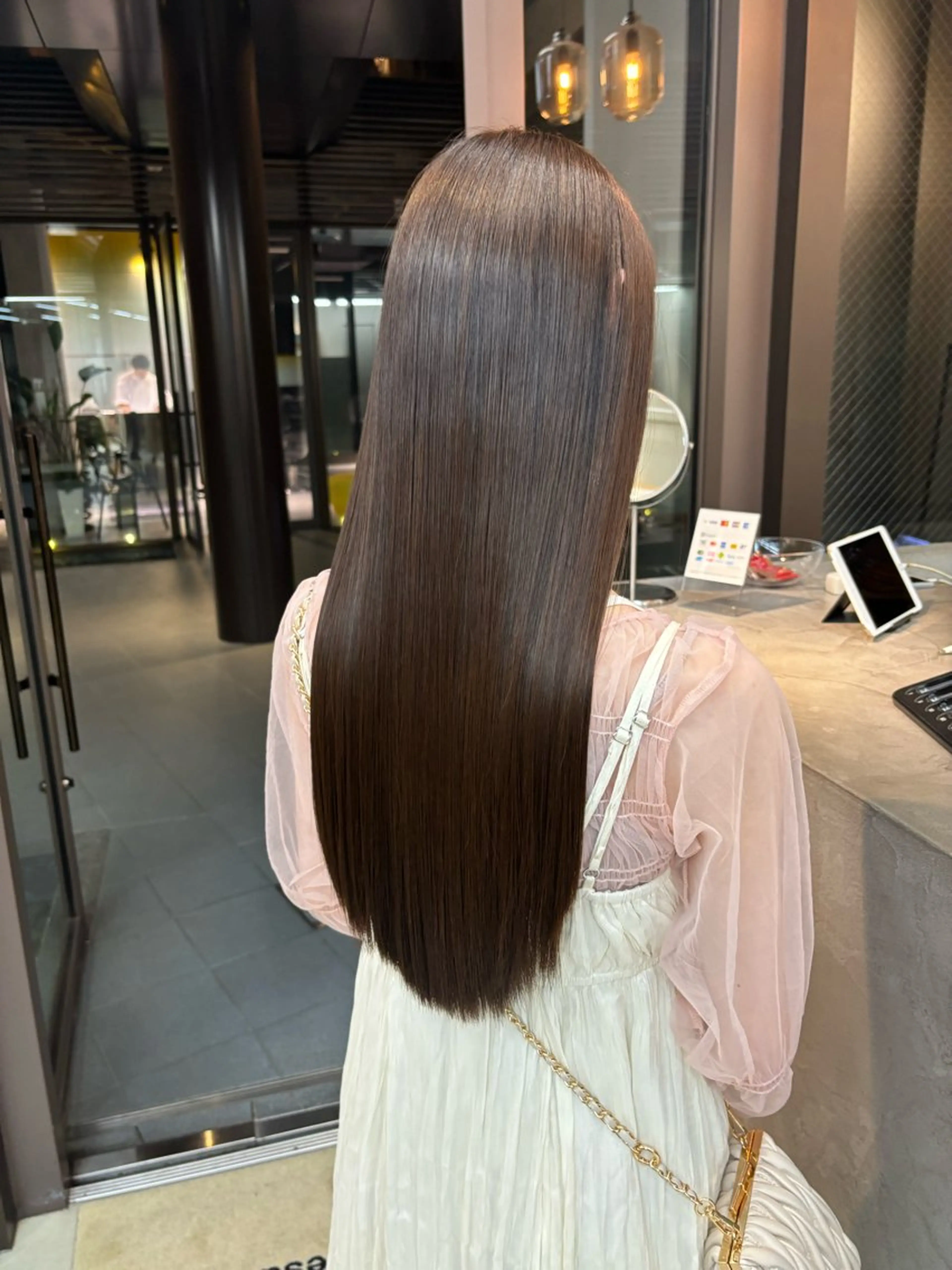 ロング 髪質改善 トリートメント 艶髪ストレート/ 理美容師/ショウキのヘアスタイル