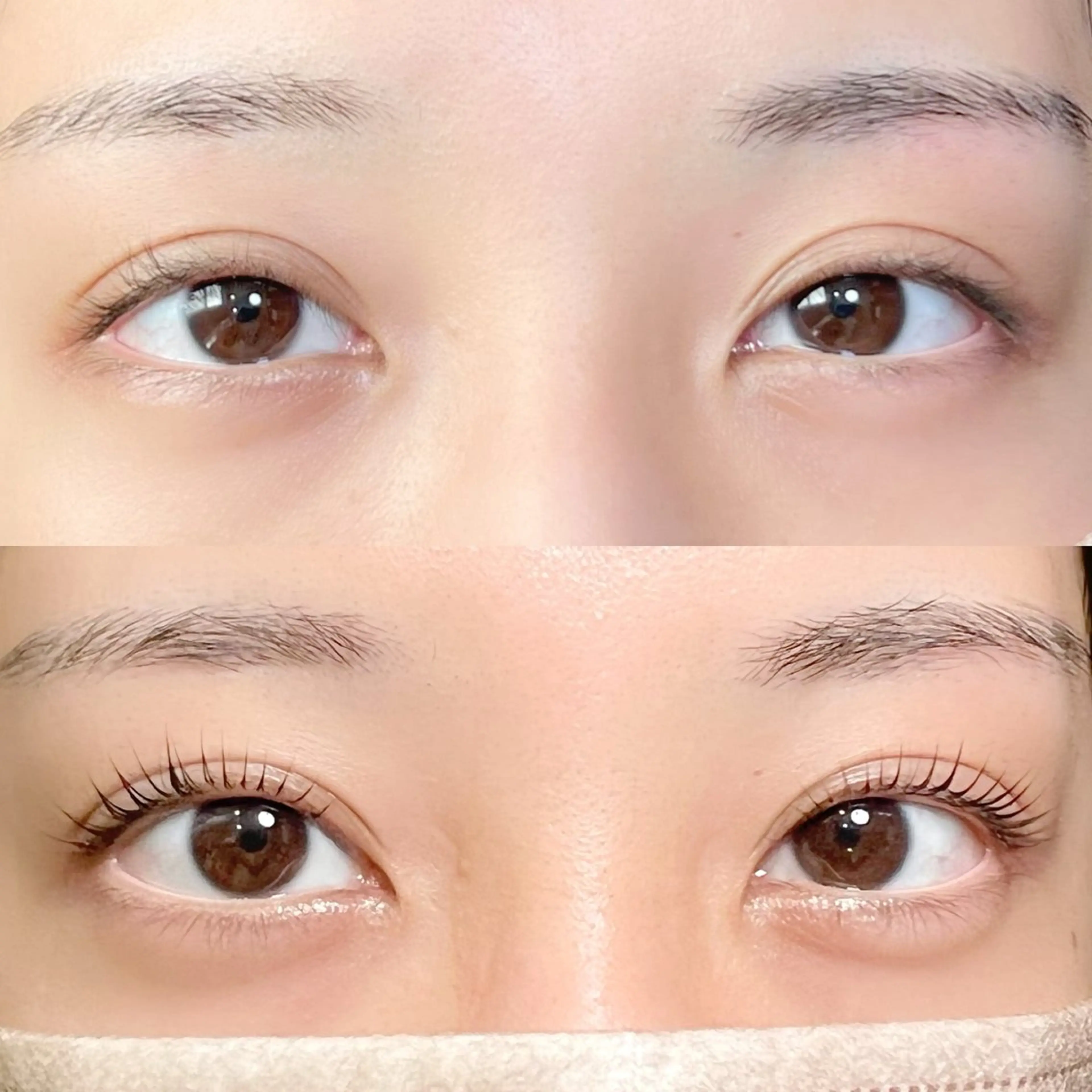 マツエク・マツパ アイブロウ フラットラッシュ パリジェンヌラッシュリフト まつげパーマ 下まつげエクステ 一重×まつ毛パーマ マツパ Cherie Kawaguchiのマツエク・マツパデザイン