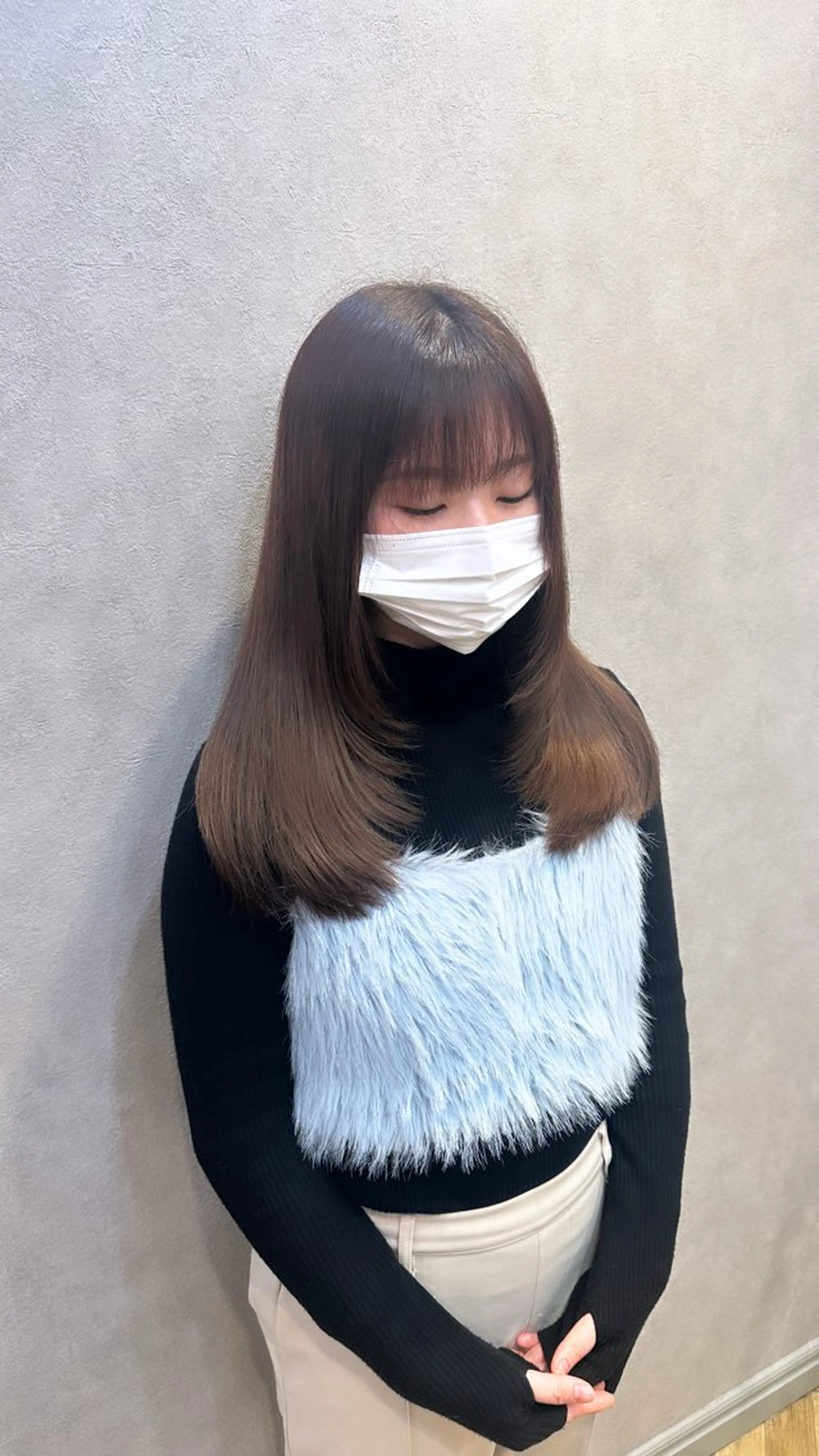 セミロング 顔周りカット レイヤーカット Lond  Rouge所属・ショート/ボブ/韓国 レイヤー/ゆうた👑のヘアスタイル