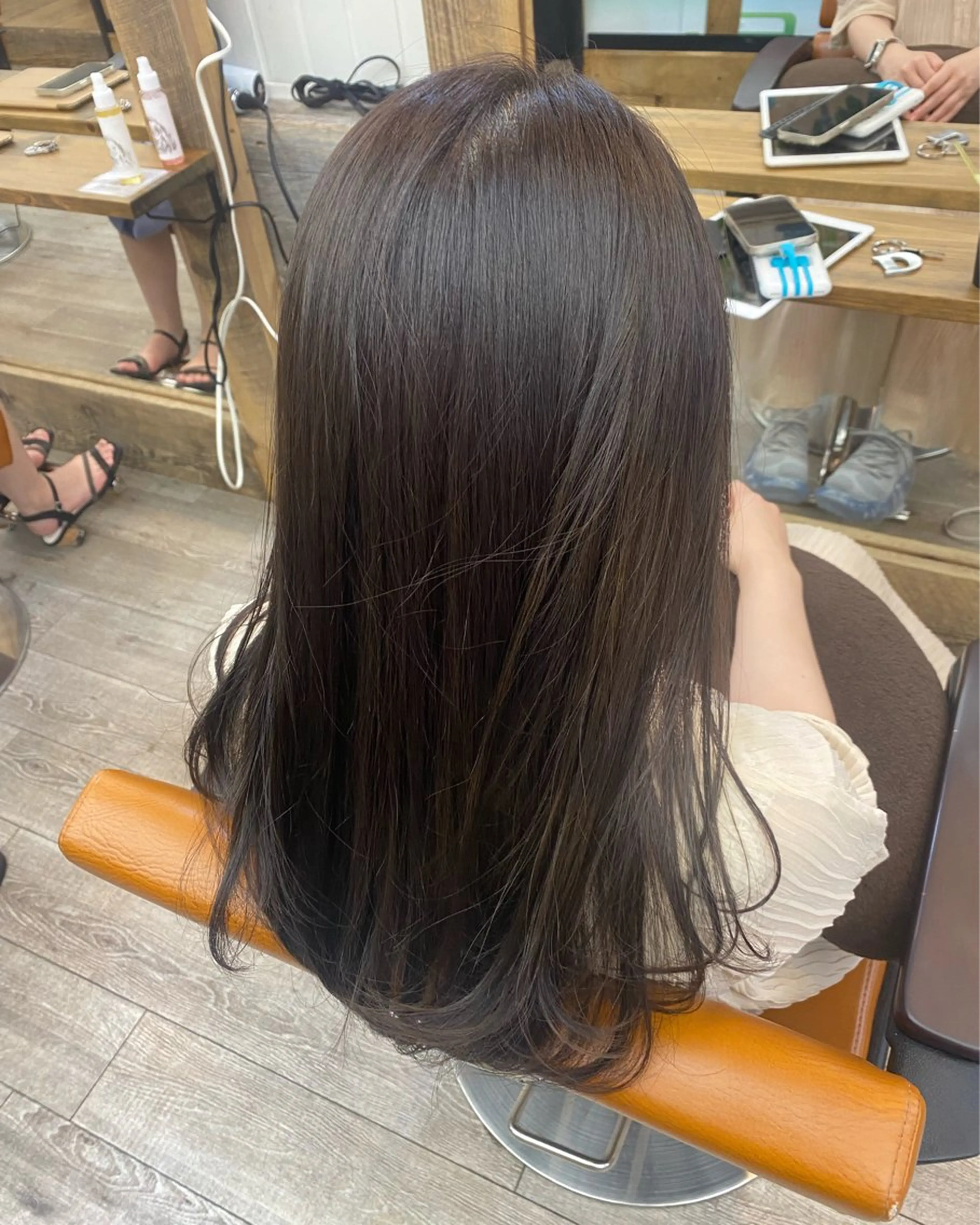 ロング カラー 広島/わかな/ヘア セット/オリーブのヘアスタイル
