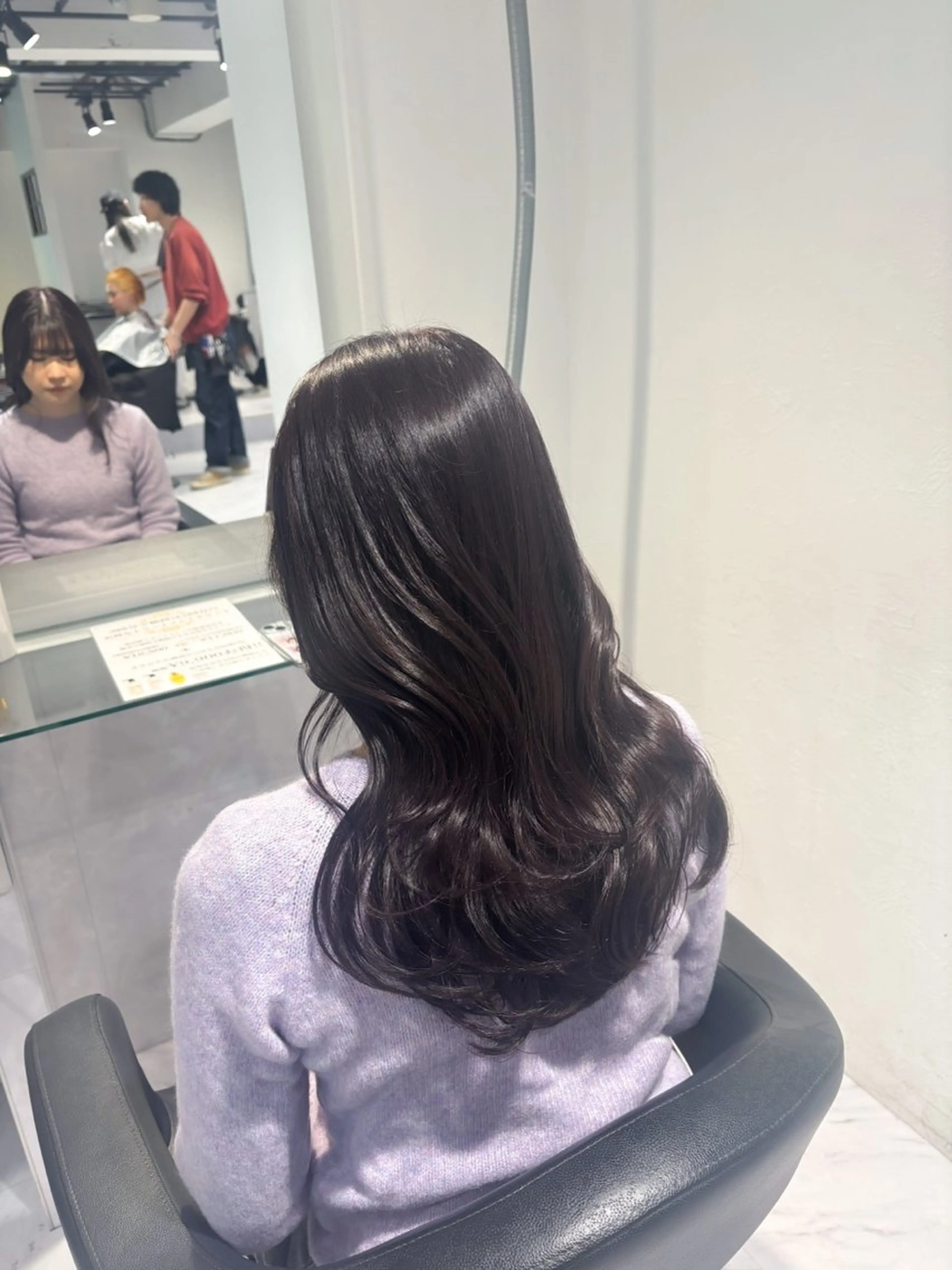 ロング カラー ヘアカラー トリートメント 髪質改善🩰透明感カ ラー🎀hinanoのヘアスタイル