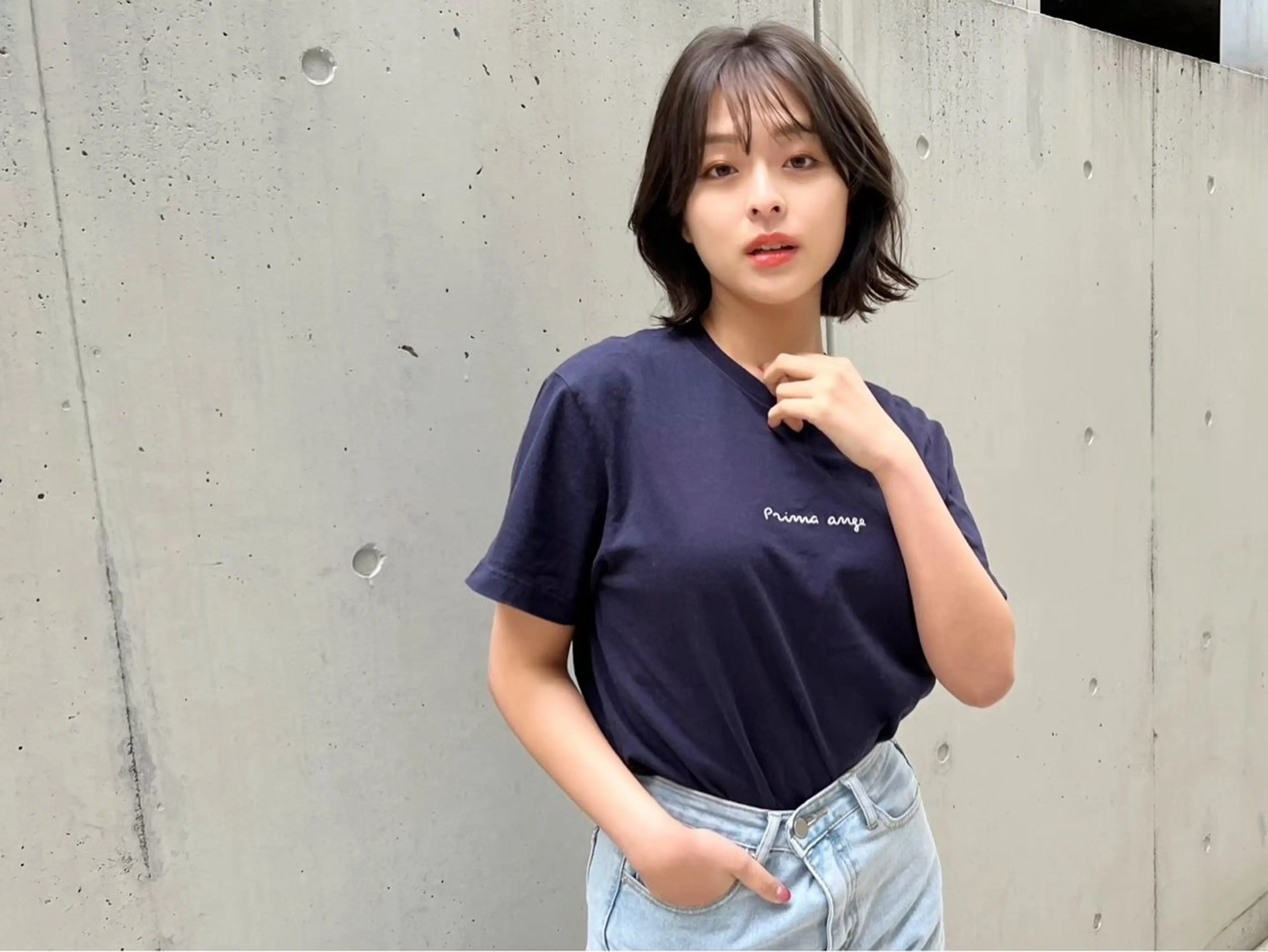 ミディアム ROCCA hair HARU🩵のヘアスタイル