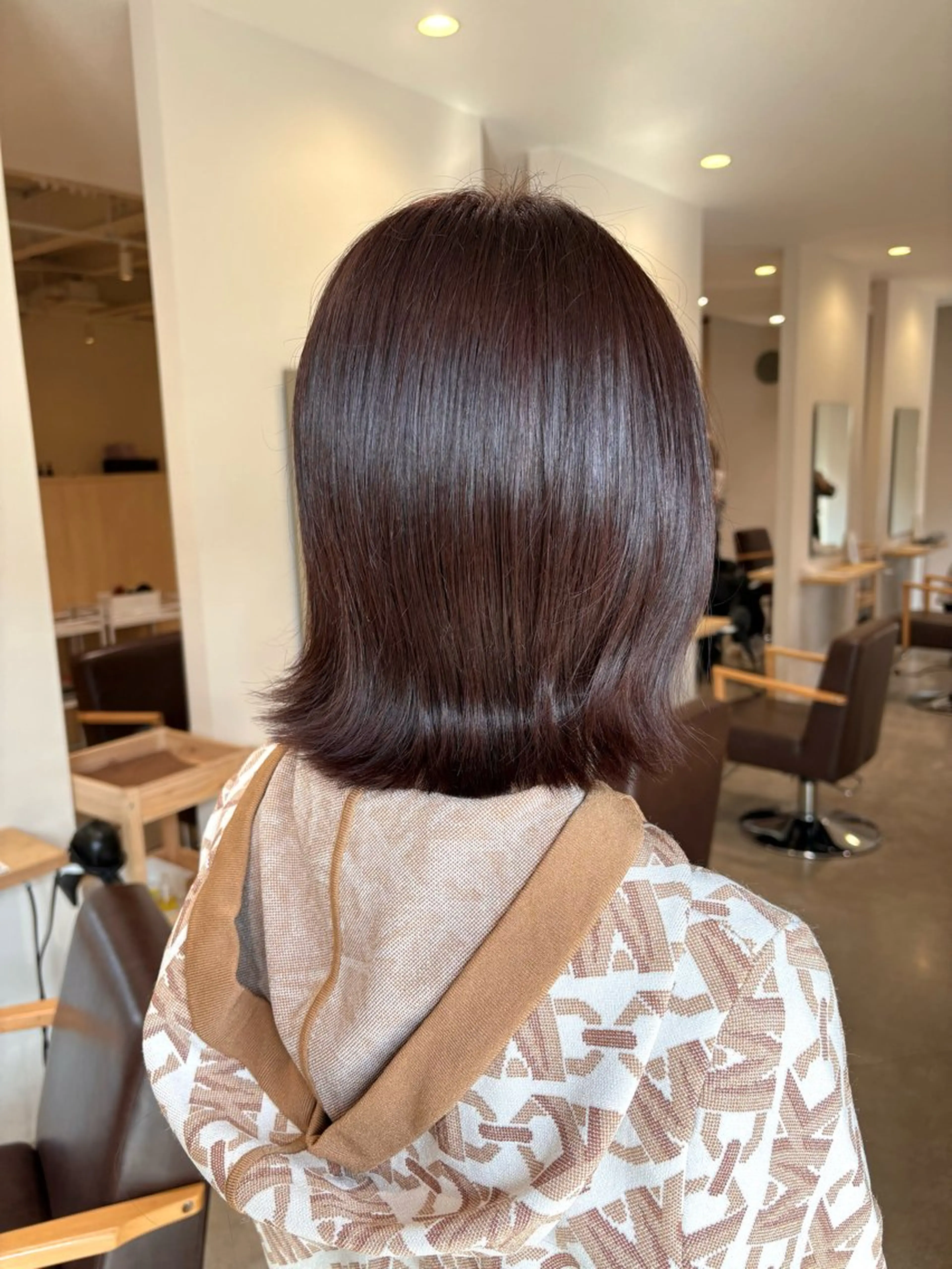 ミディアム カラー ベージュカラー 透明感カラー ダブルカラー ピンクカラー ピンクベージュ 【SASE】大人上品 💍/ユウガ⭐️のヘアスタイル