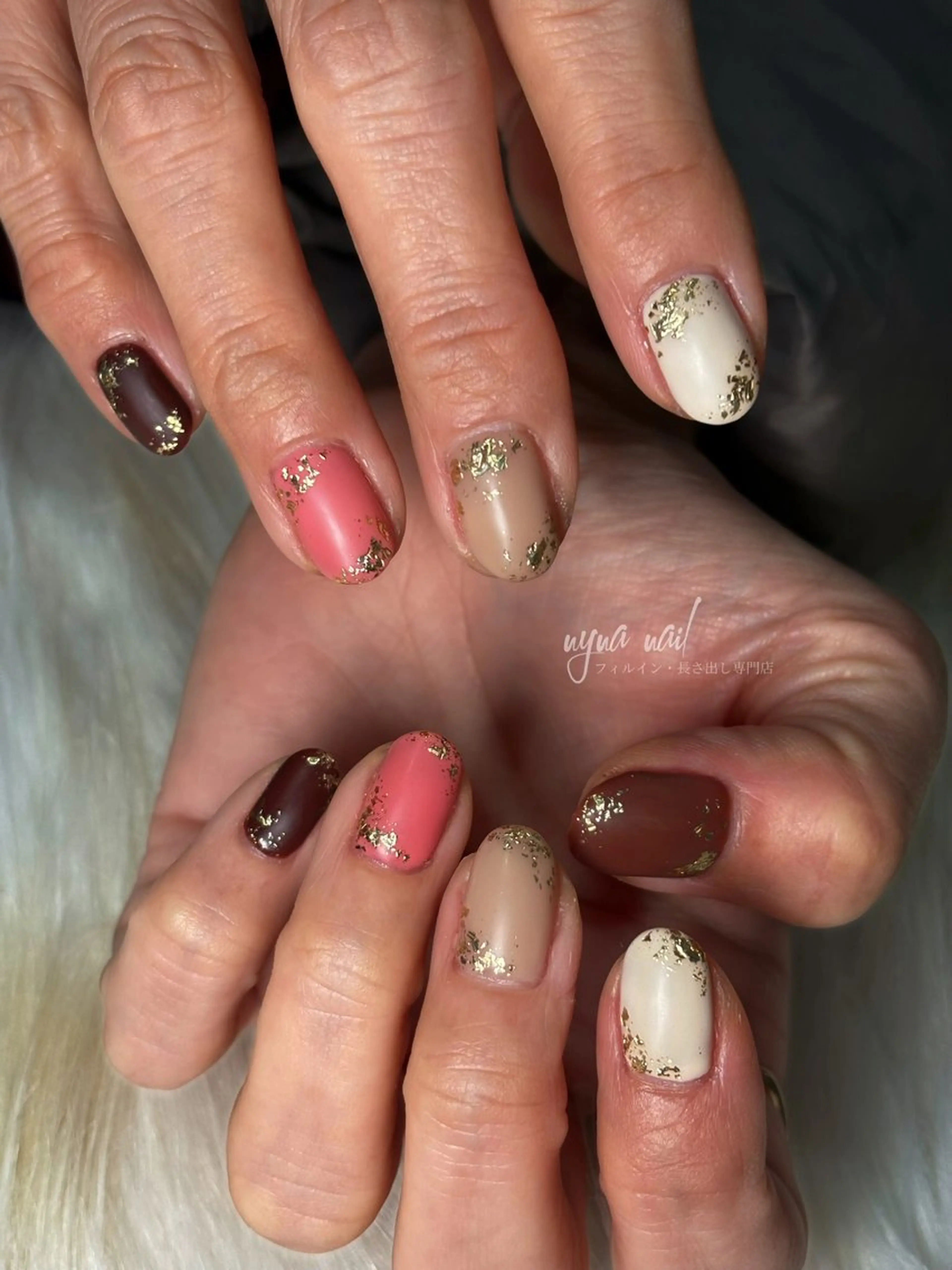 ネイル ハンドネイル 長さ出し専門 nynaのネイルデザイン