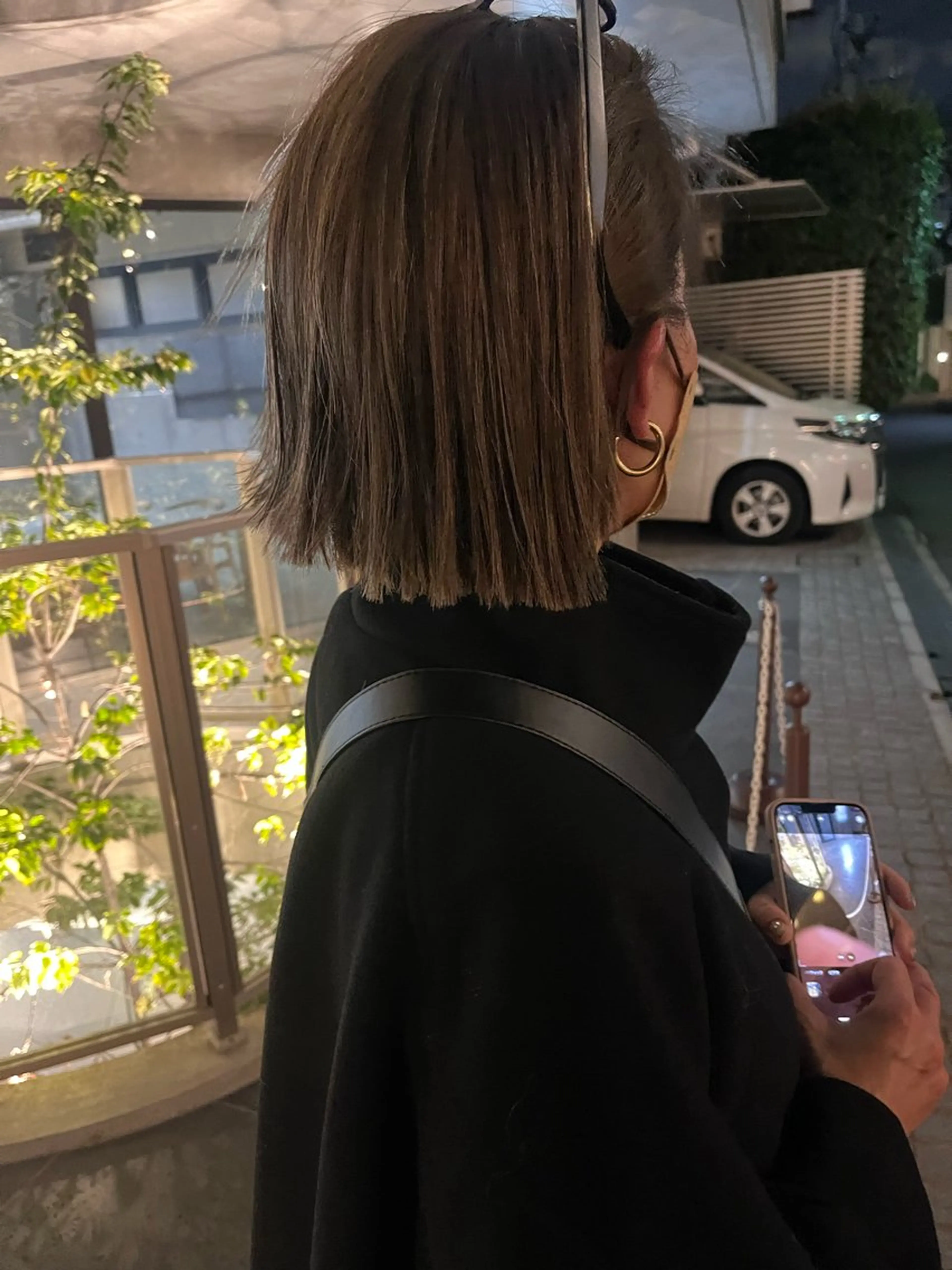 ミディアム 艶感透明感カラー🤍 hinaのヘアスタイル