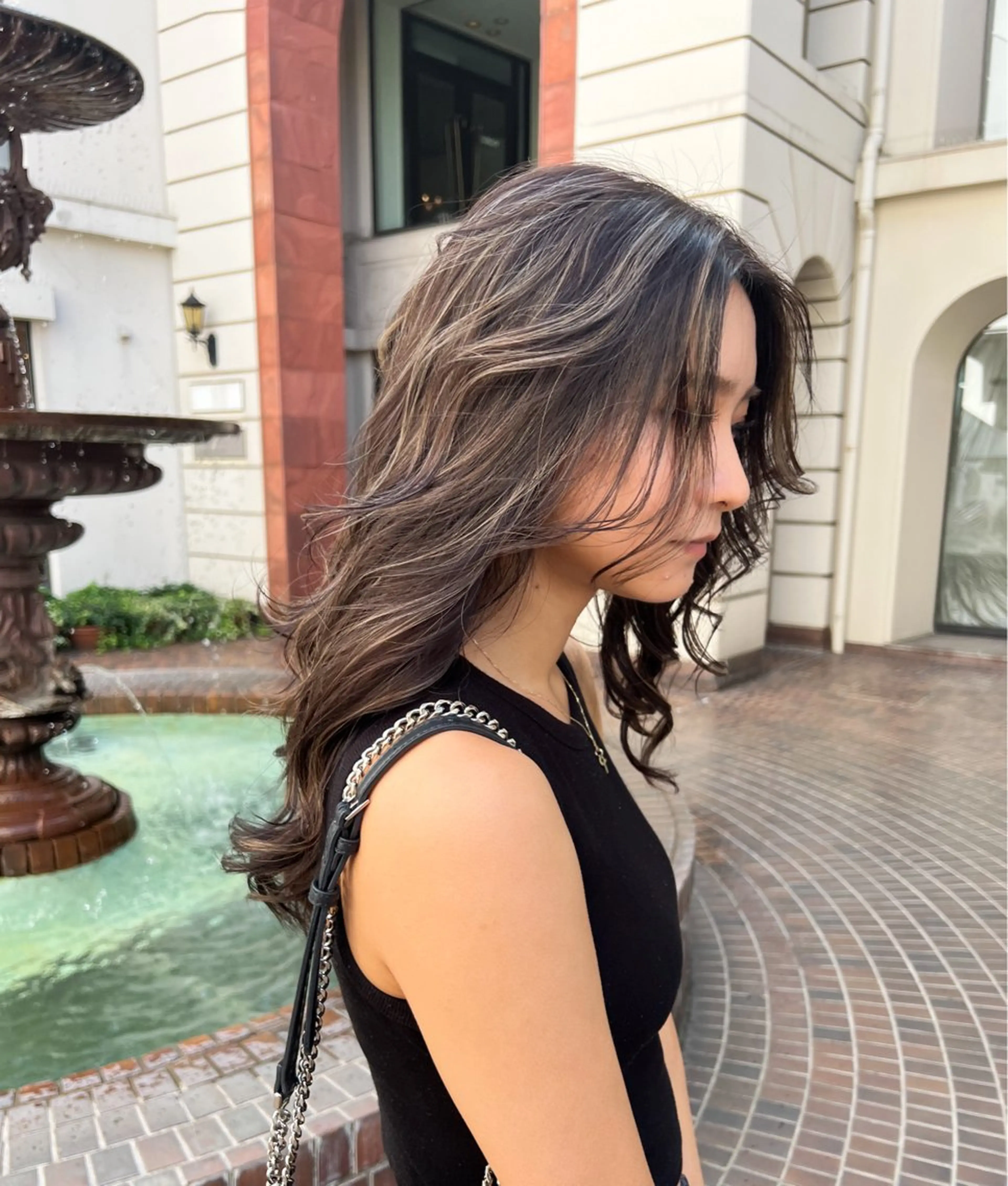 ミディアム カラー カット ヘアカラー トリートメント 海外デザイン🇺🇸 石渡諒太のヘアスタイル