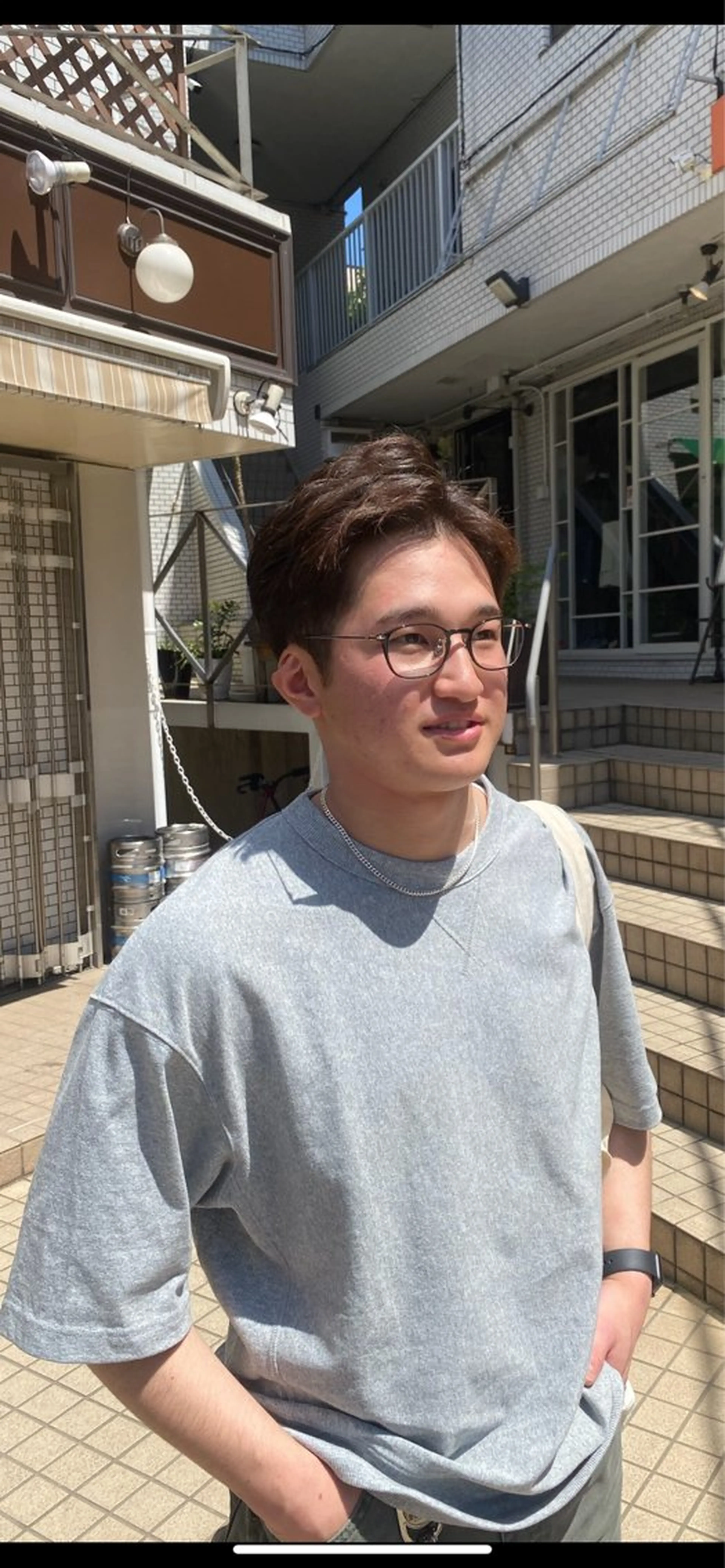 メンズ カット メンズ特化 エシカル　松原大将のヘアスタイル