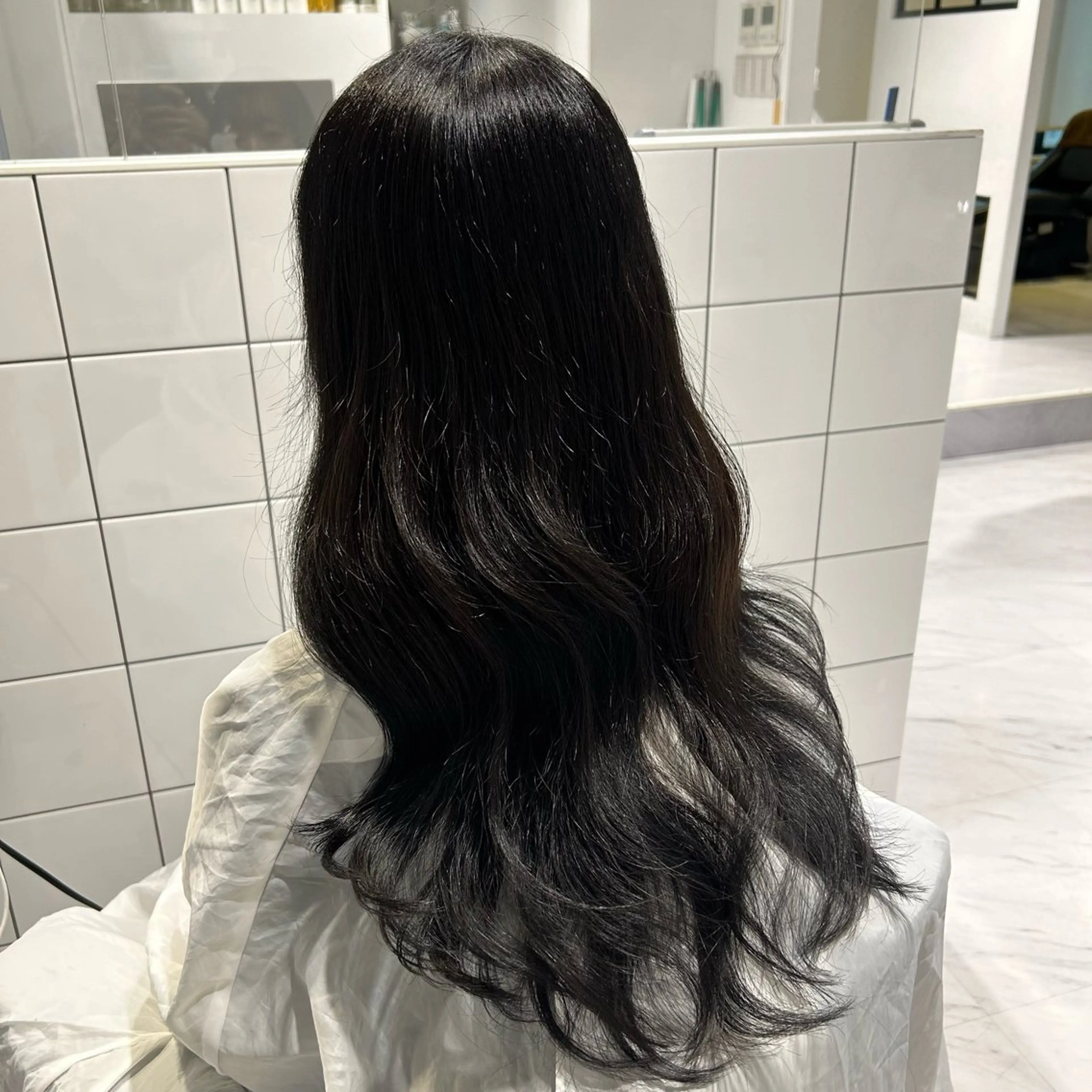 ロング カラー ヘアカラー トリートメント 表参道/透明感カラー /暗髪/ジュキヤのヘアスタイル