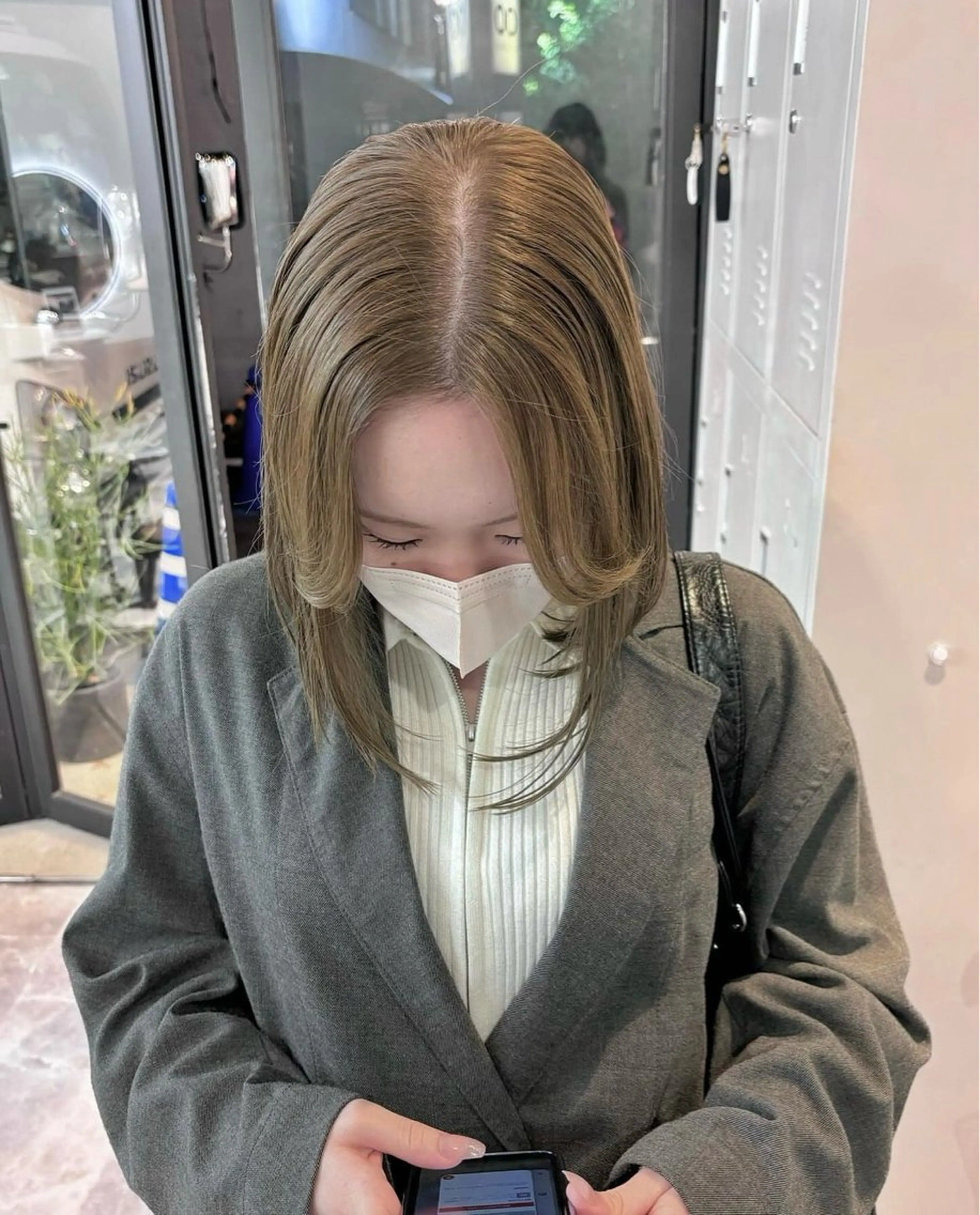 【ダメージレスに明るく✨️】カット+ブリーチなしダブルカラー+幹細胞トリートメントの写真