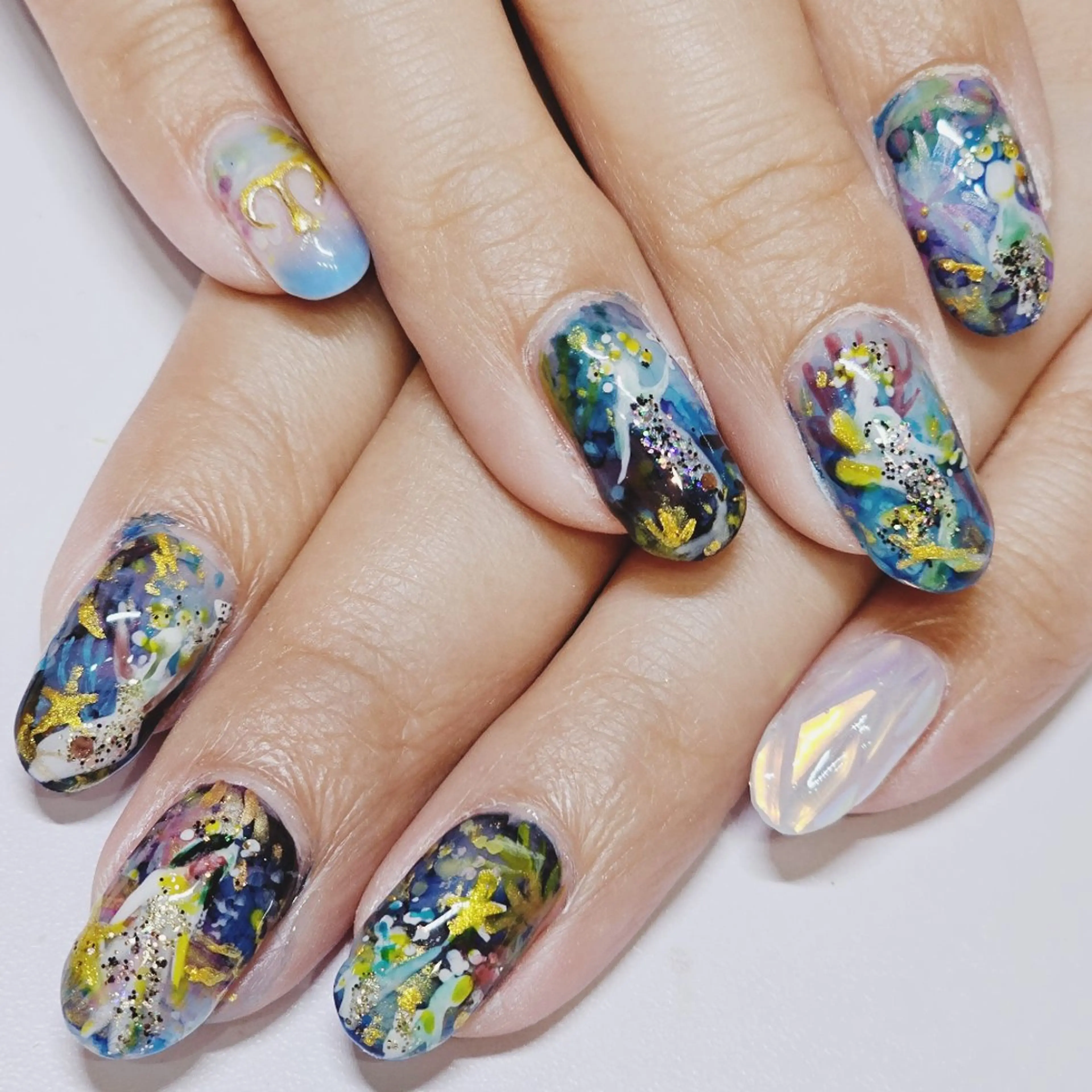 ネイル アートネイル ハンドネイル よしだ ひろきのネイルデザイン