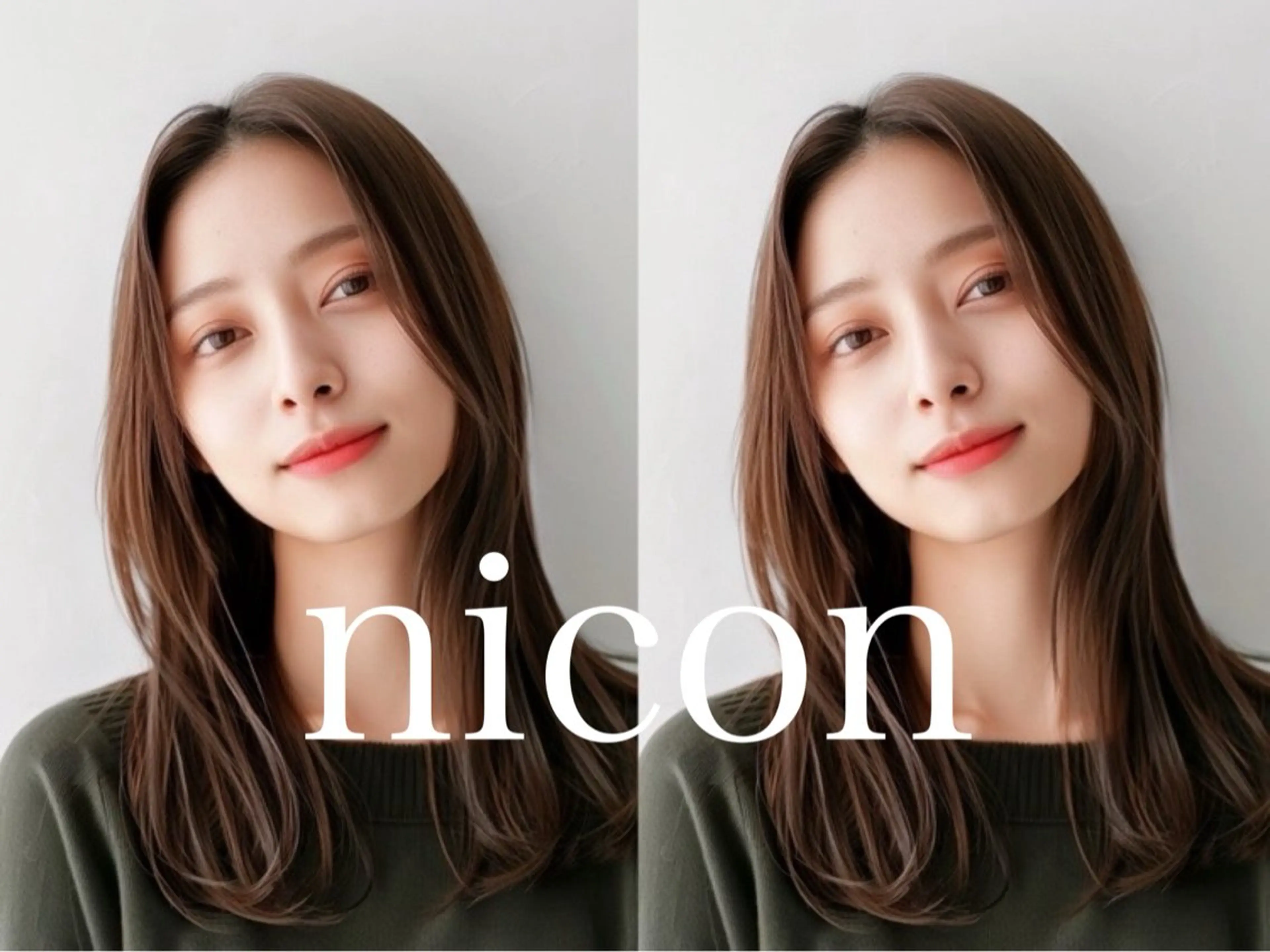 ロング カット ヘアカラー トリートメント ヘッドスパ 髪質改善 上品艶感カラーのヘアスタイル