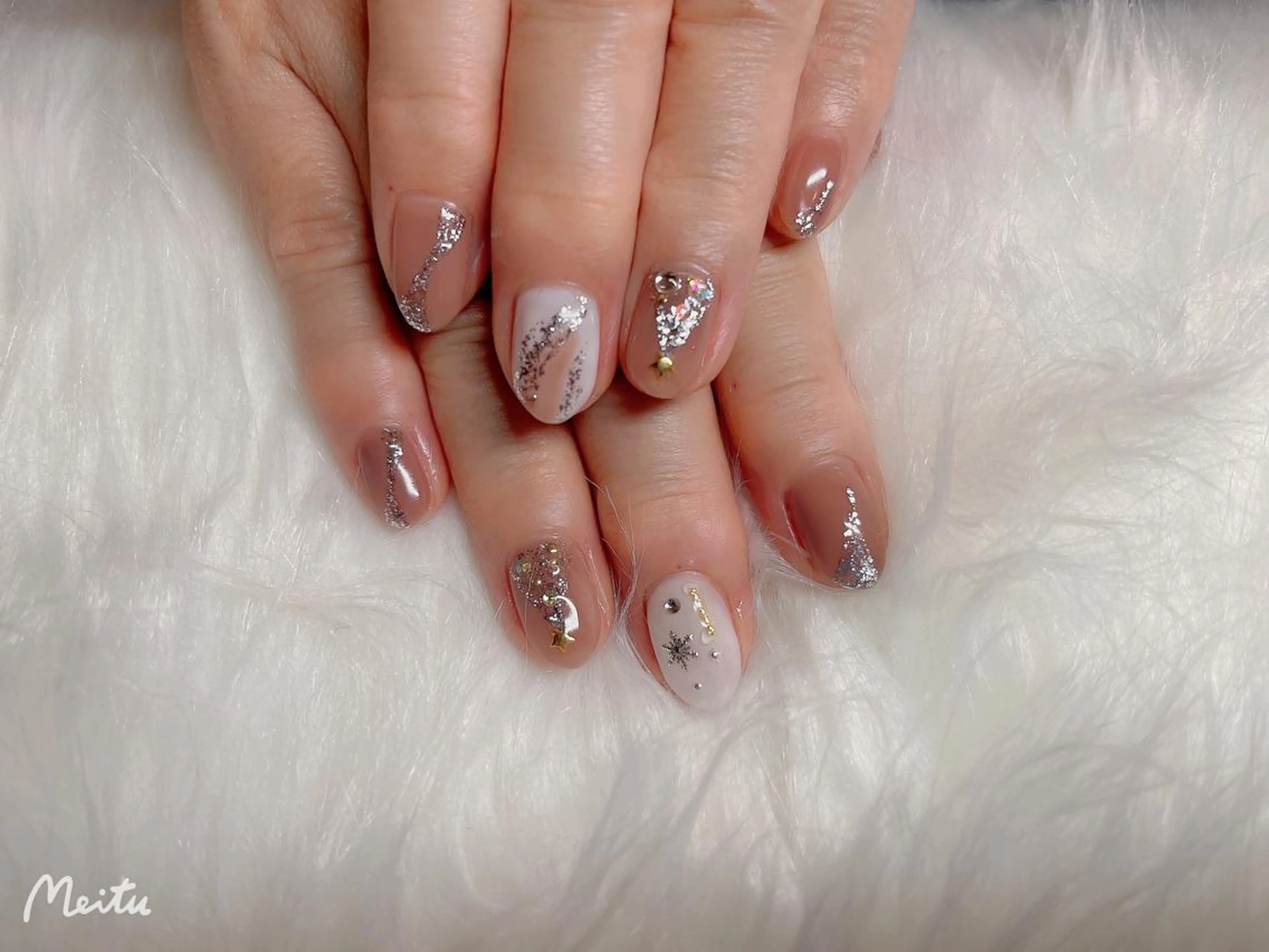 ネイル 冬ネイル クリスマス 成美SALON eye&nailのマツエク・マツパデザイン