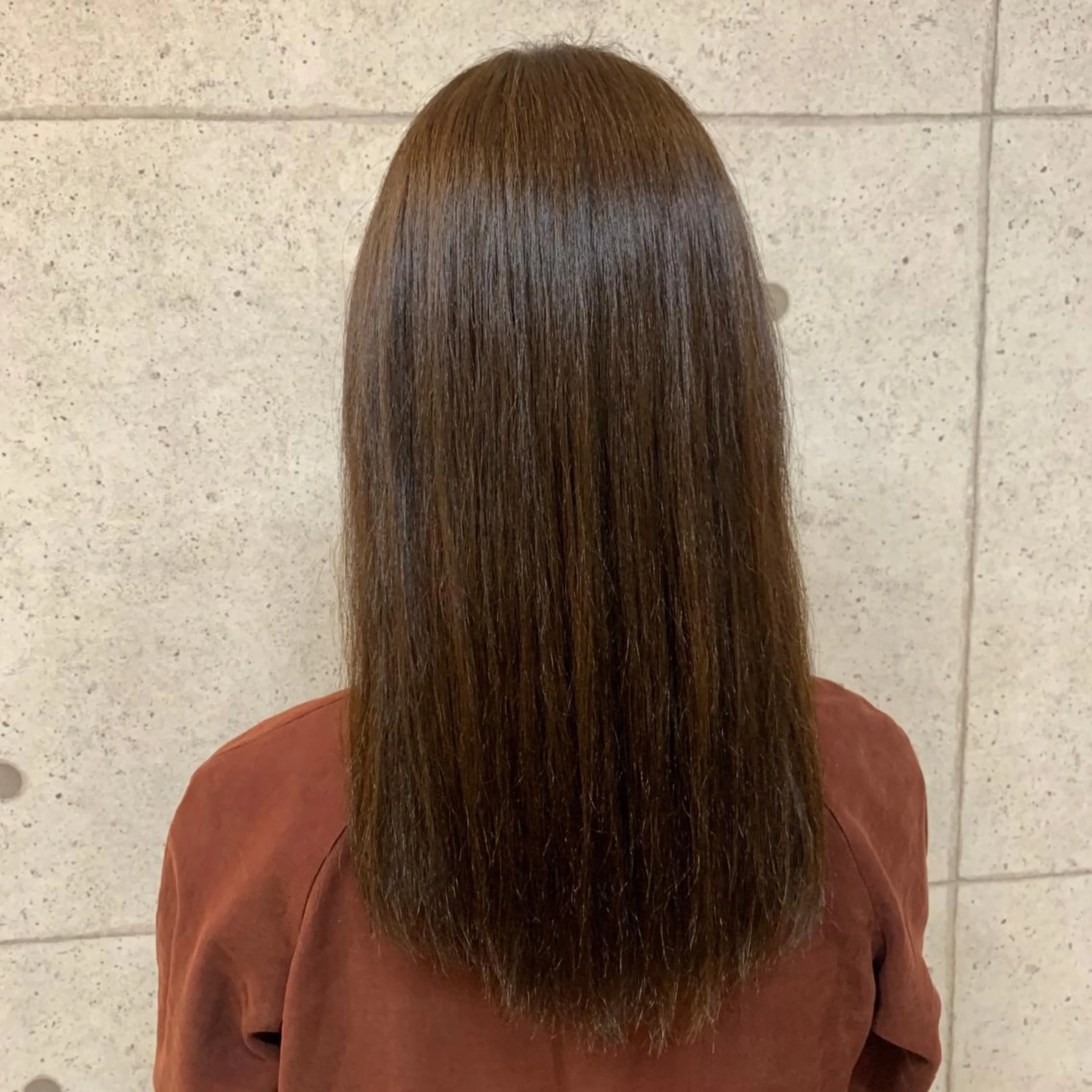 セミロング カラー ブラウンカラー ココアブラウン 透明感🫧半個室 yukaのヘアスタイル