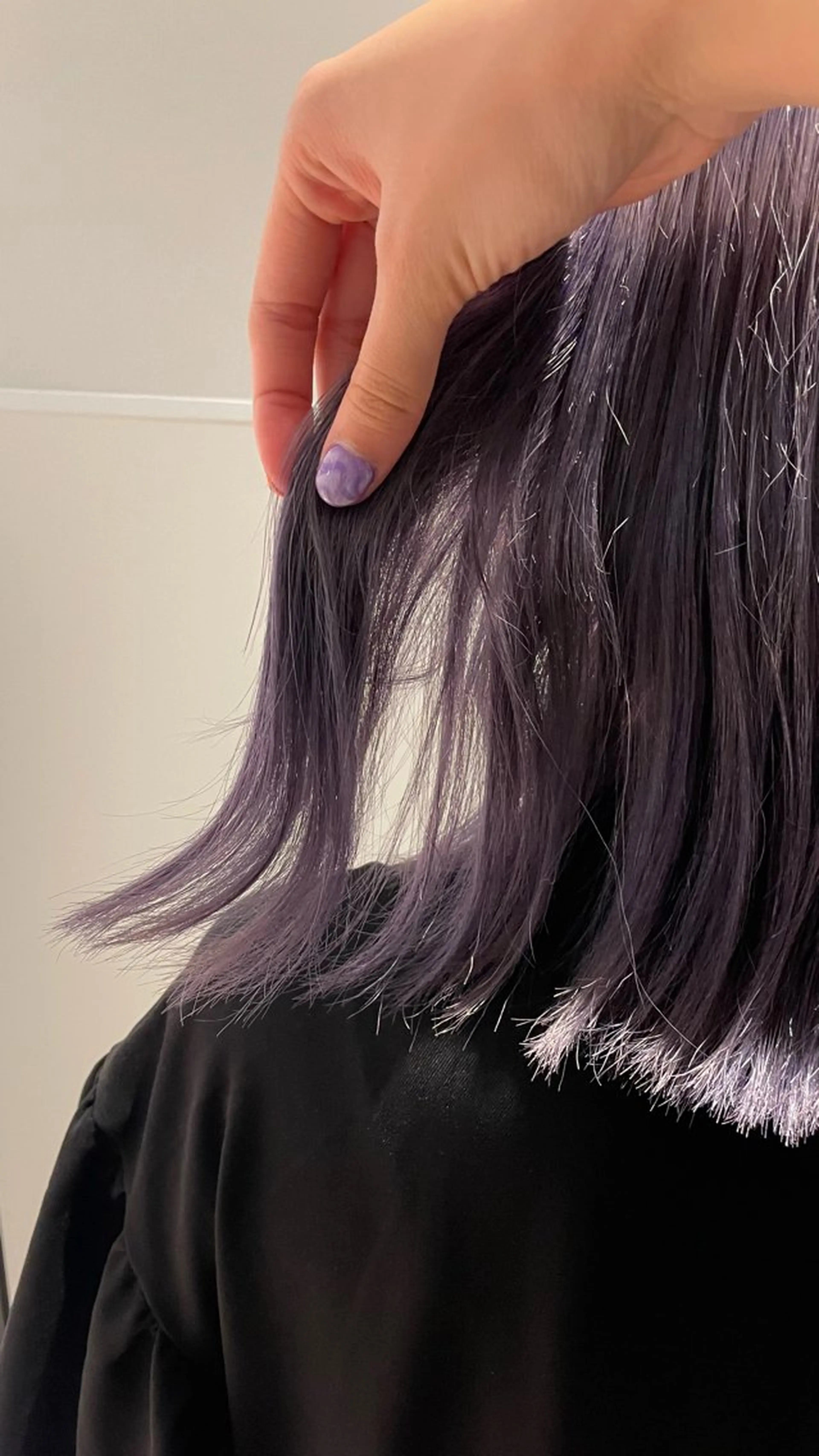 ミディアム カラー shoko/ 海外ガール風パーマのヘアスタイル