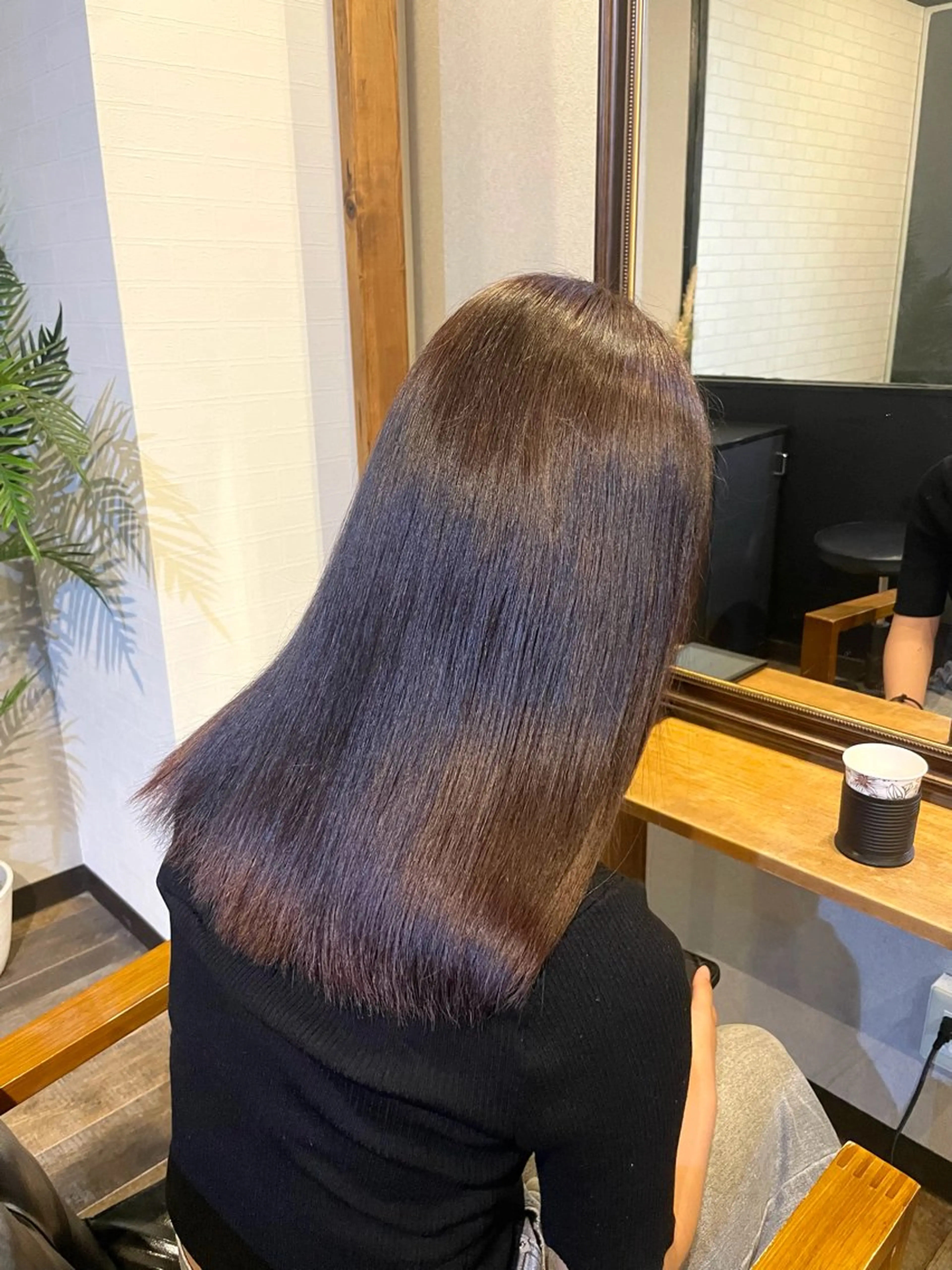 ミディアム カラー ブラウンカラー ピンクカラー ピンクブラウン ヘアカラー MIKA💫 艶髪/透明感カラーのヘアスタイル