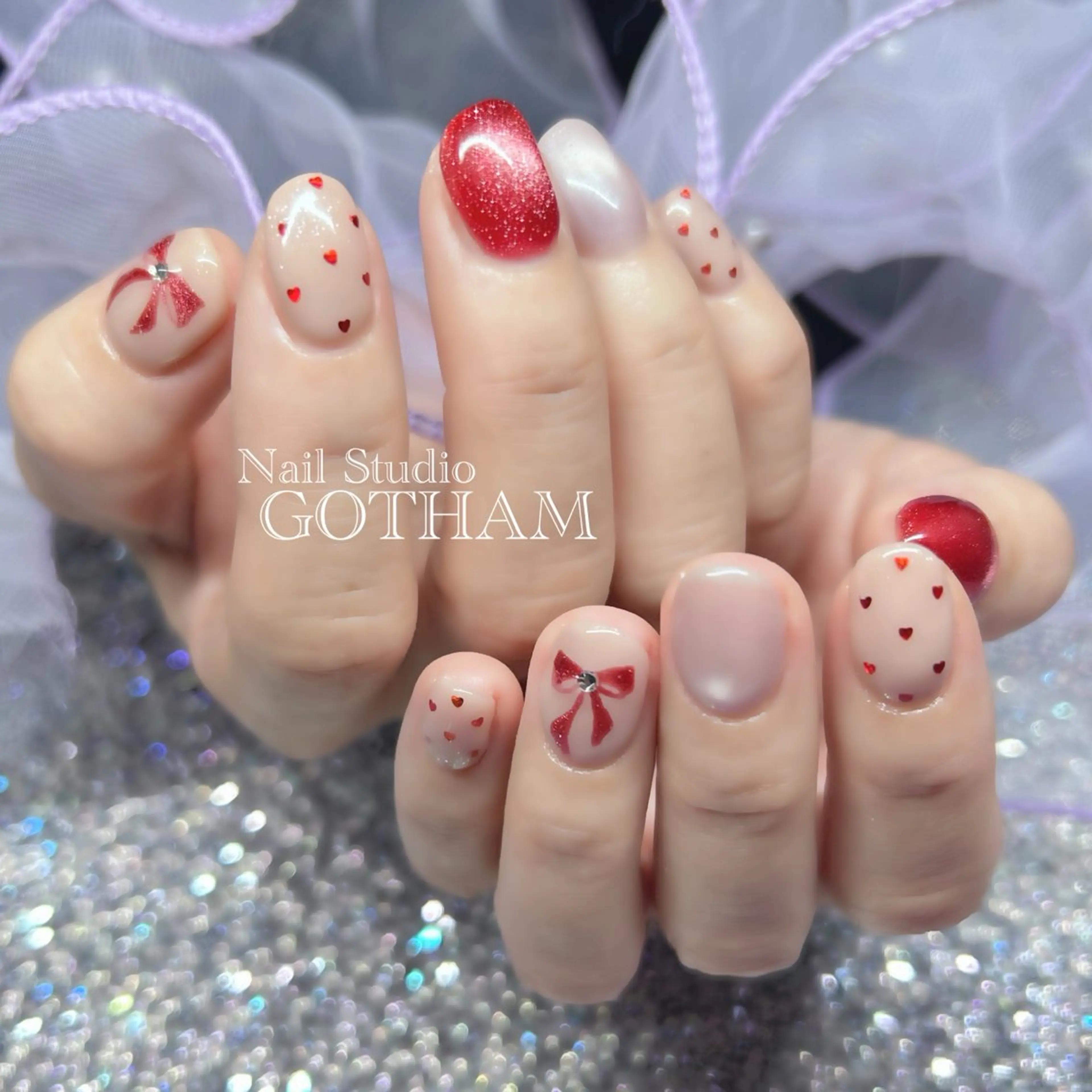 ネイル ハンドネイル Nail Studio GOTHAM所属・高円寺駅からすぐ🌈 ネイルGOTHAMのネイルデザイン