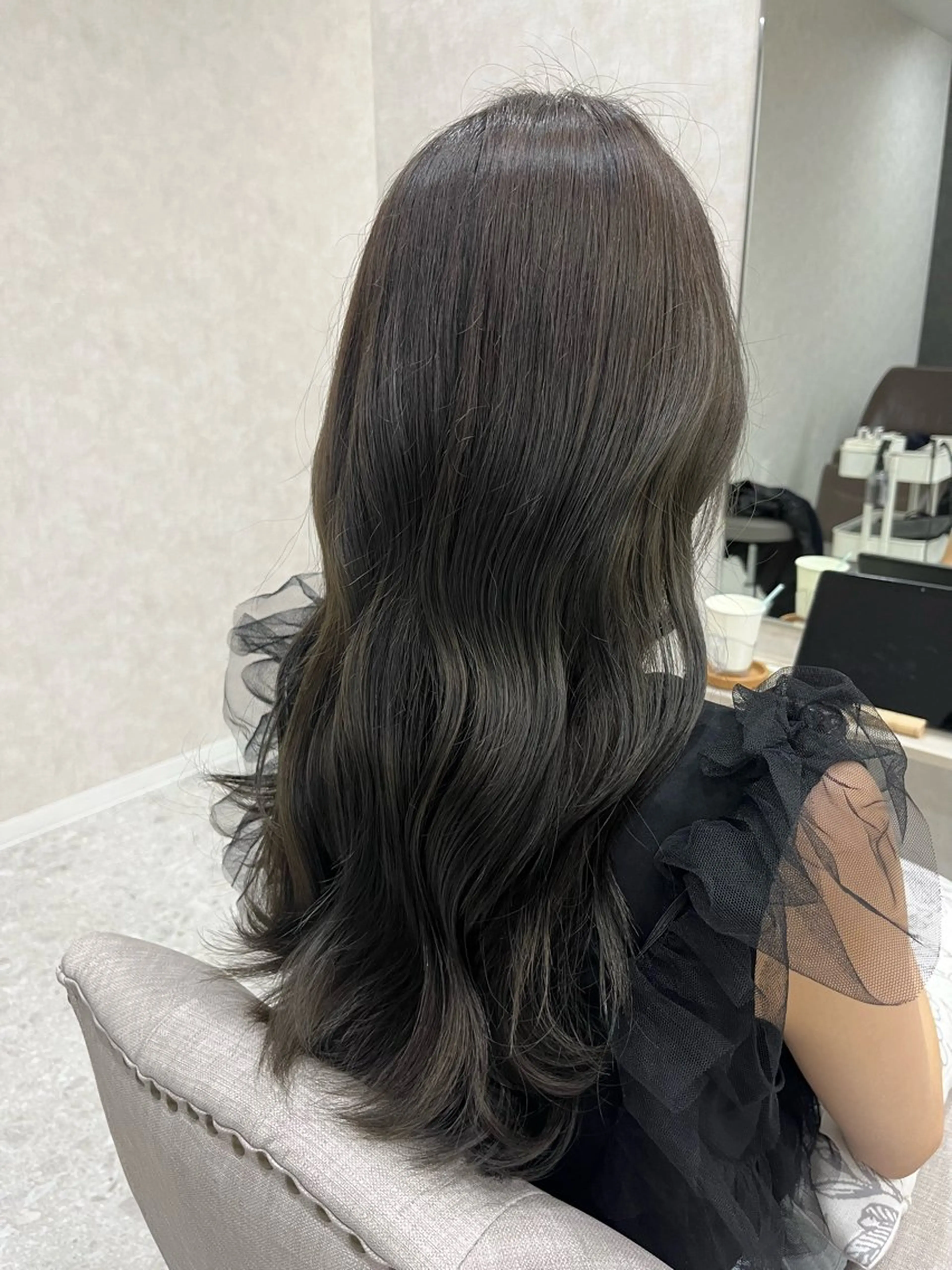 カラー ブラウンカラー ROEN ryokaのヘアスタイル