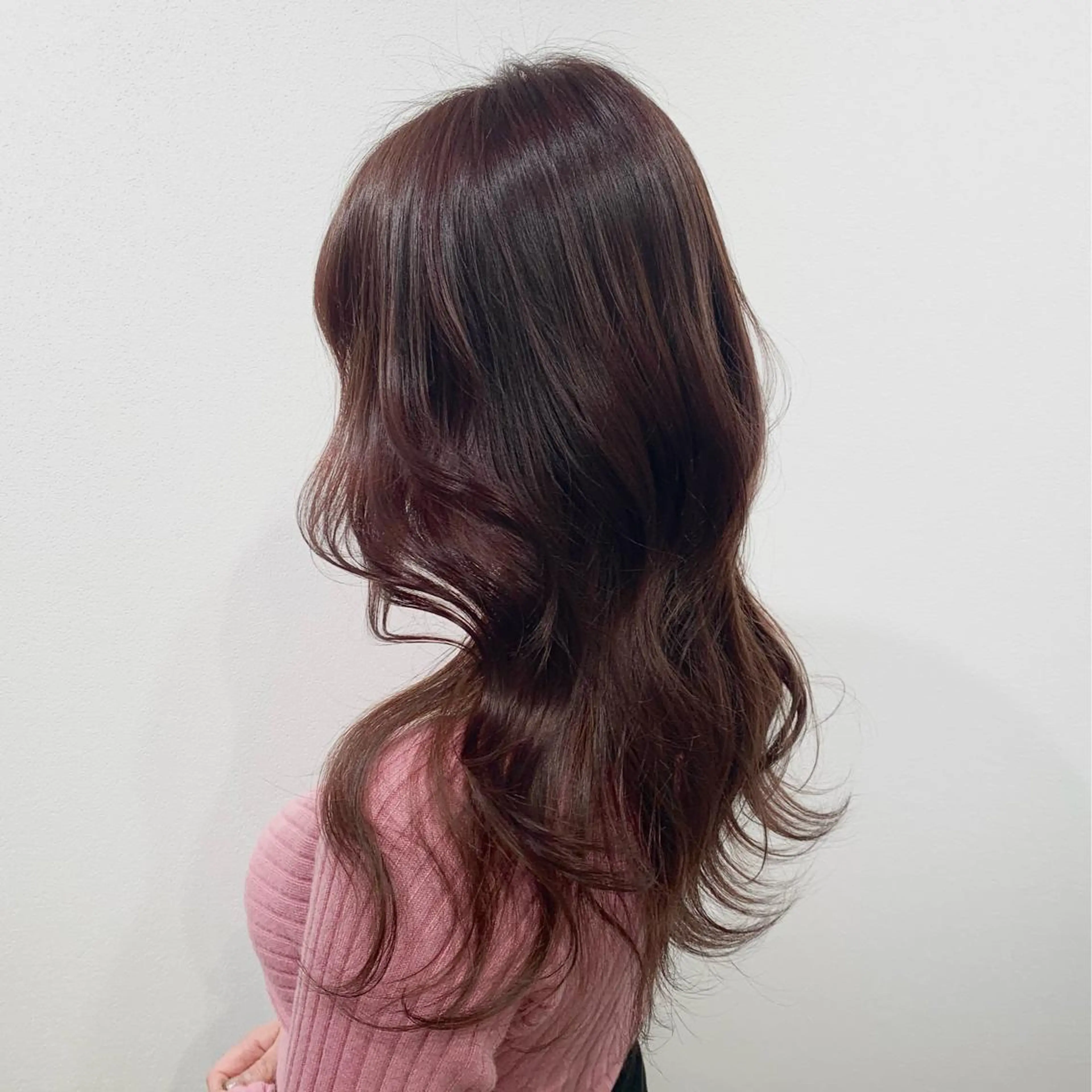 ロング カラー ヘアアレンジ キヨミ 韓国レイヤーカットのヘアスタイル