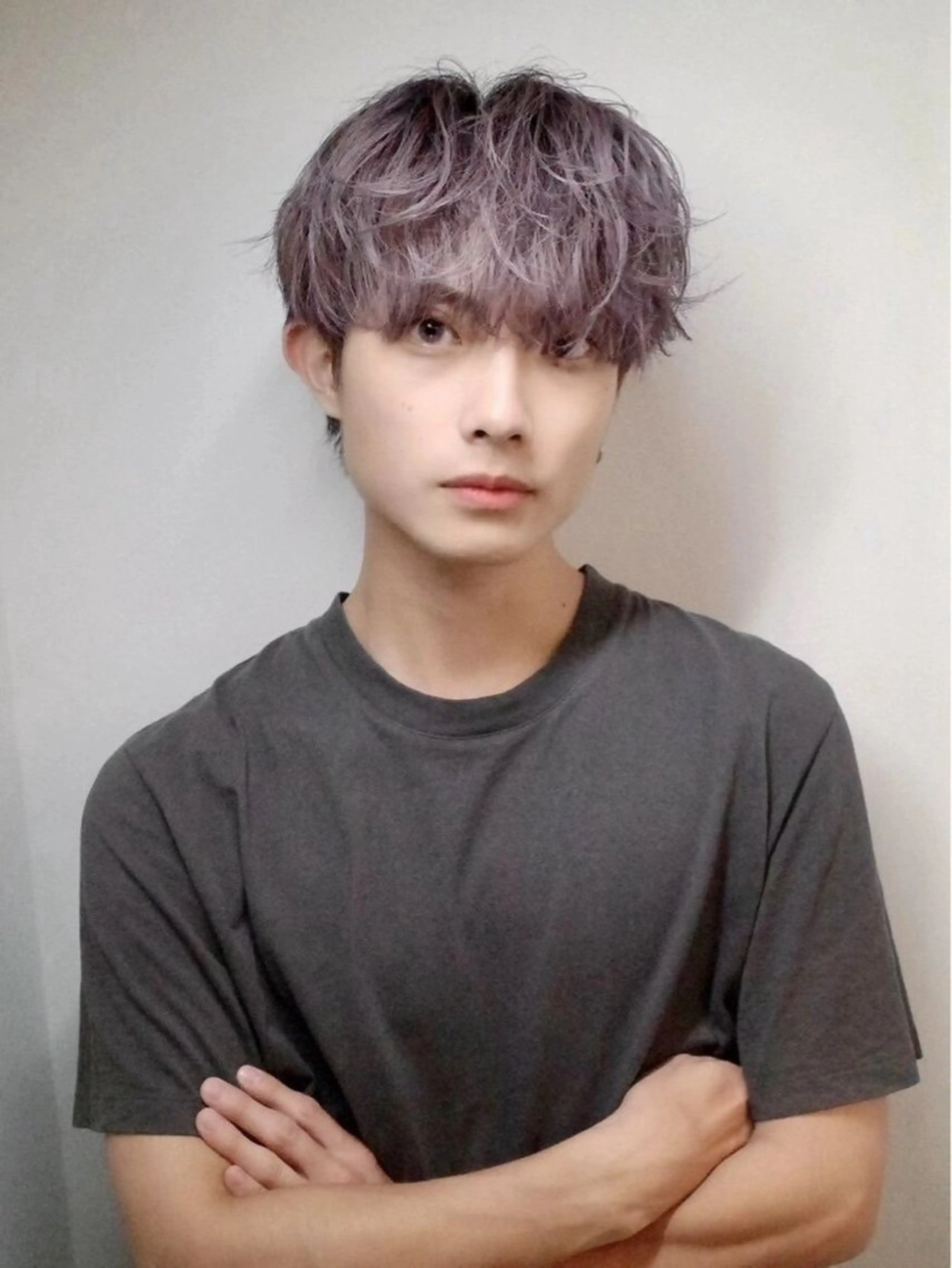ショート メンズ マッシュ アッシュ ショートヘア EXCIA 西梅田所属・曲がる縮毛矯正/ メンズヘア/神農慶のヘアスタイル